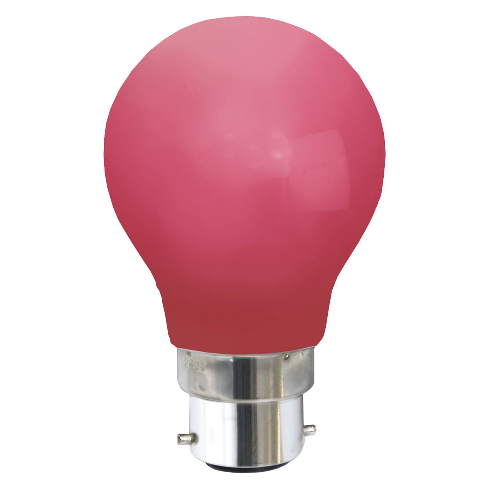 B22 0,8W -LED-lamppu, punainen