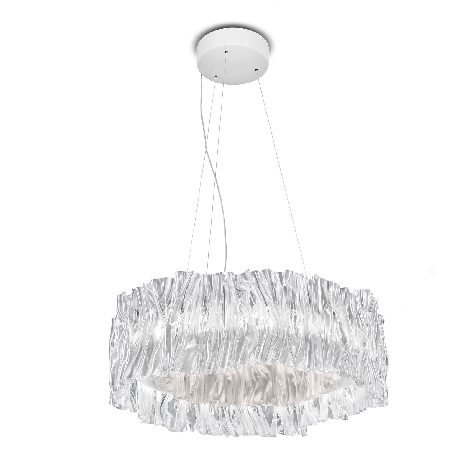 Slamp Accordéon LED-riippuvalaisin, valk., 2°700°K
