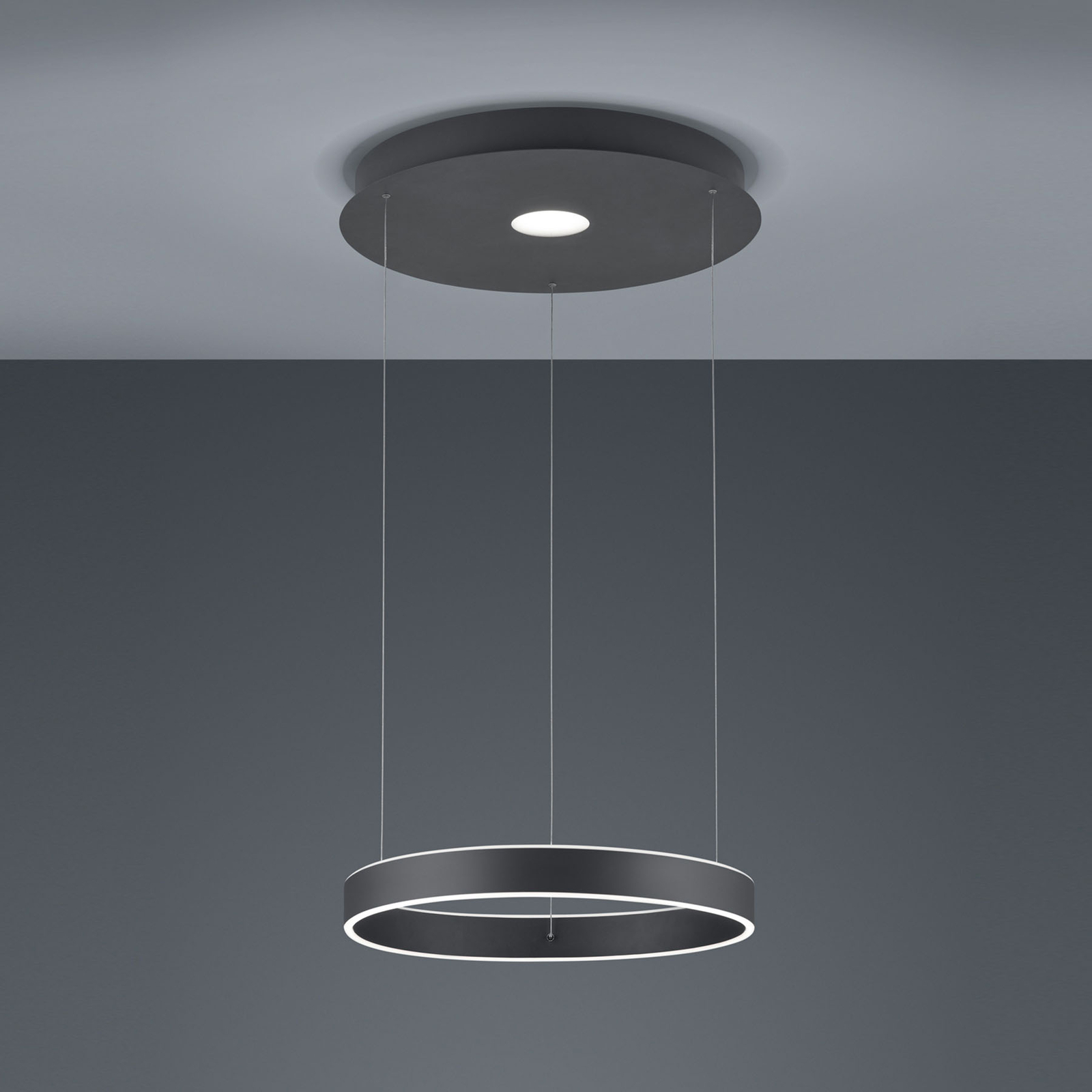 LED-riippuvalaisin Logan, antrasiitti