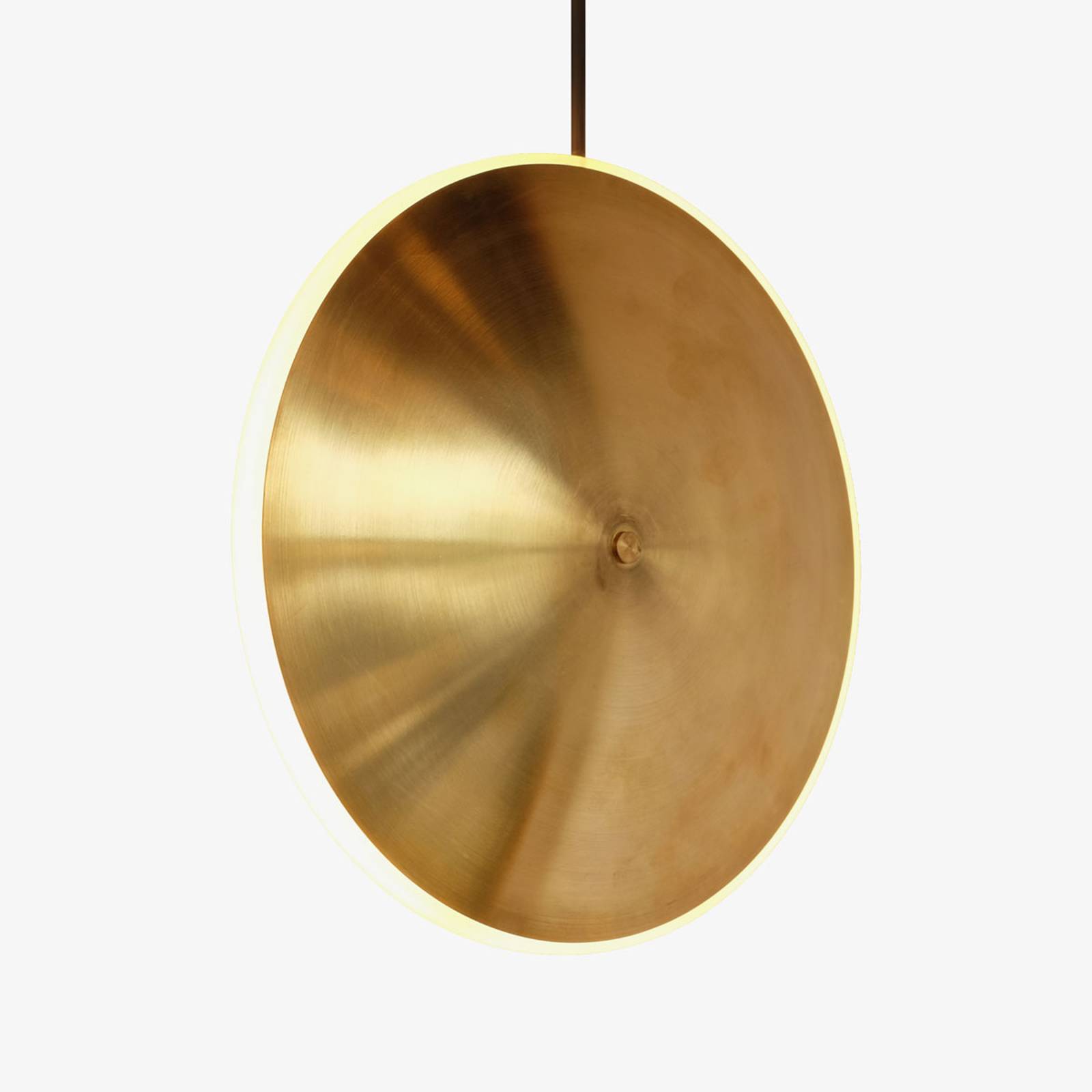 LED-riippuvalaisin Chrona Dish10V, messinki