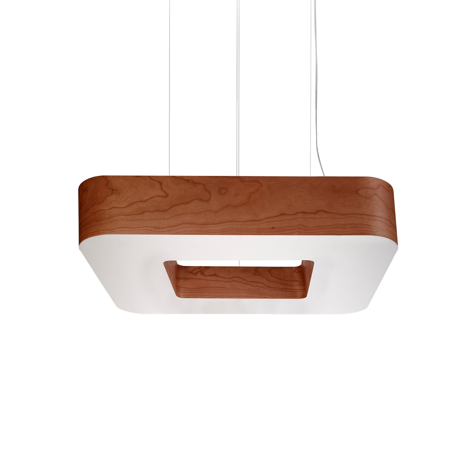 LZF Cuad -LED-riippuvalaisin 0–10 V, suklaa