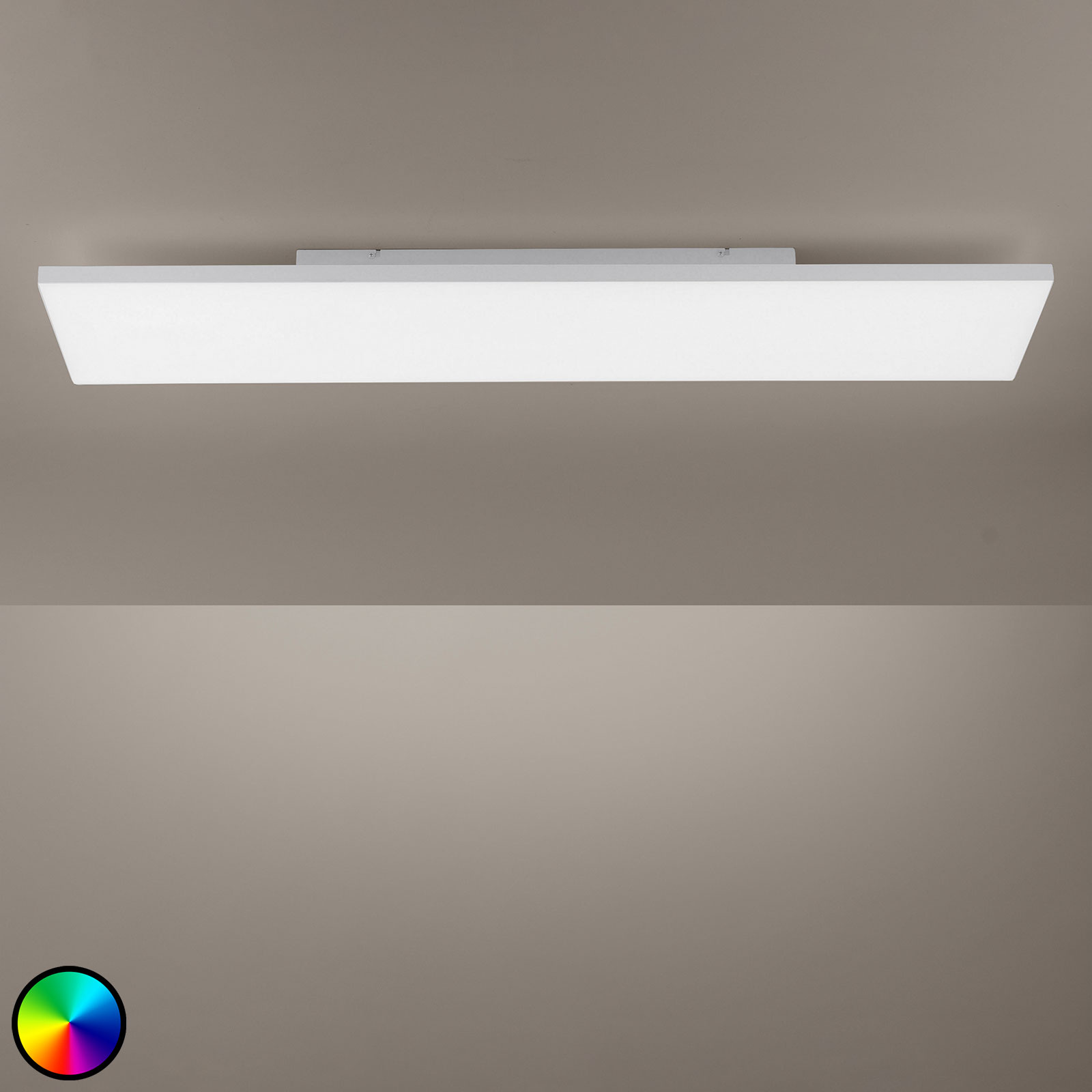 Paul Neuhaus Frameless kattovalaisin RGBW 100x25cm