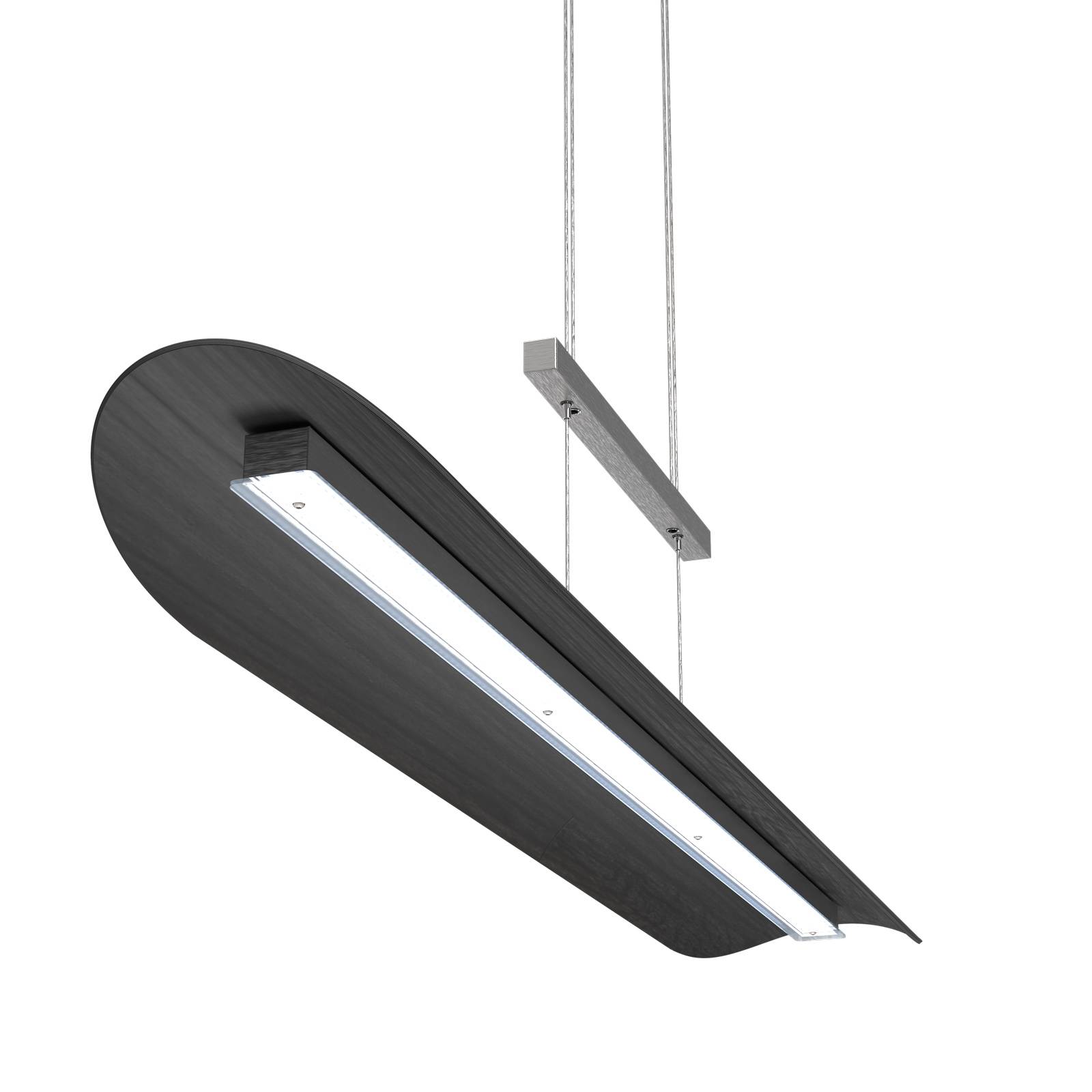 LED-riippuvalaisin Colombia XL, musta tammi