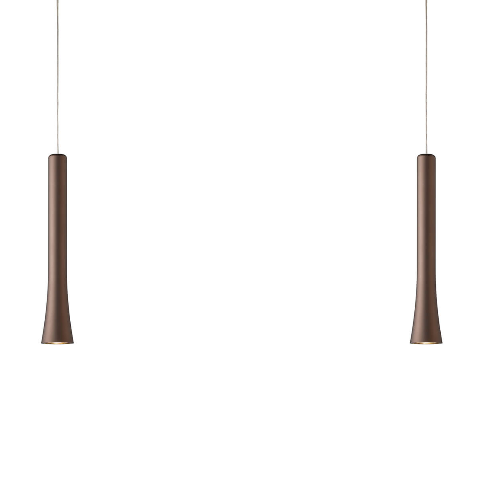 2-lamppuinen LED-riippuvalaisin Rio eleg. muodolla