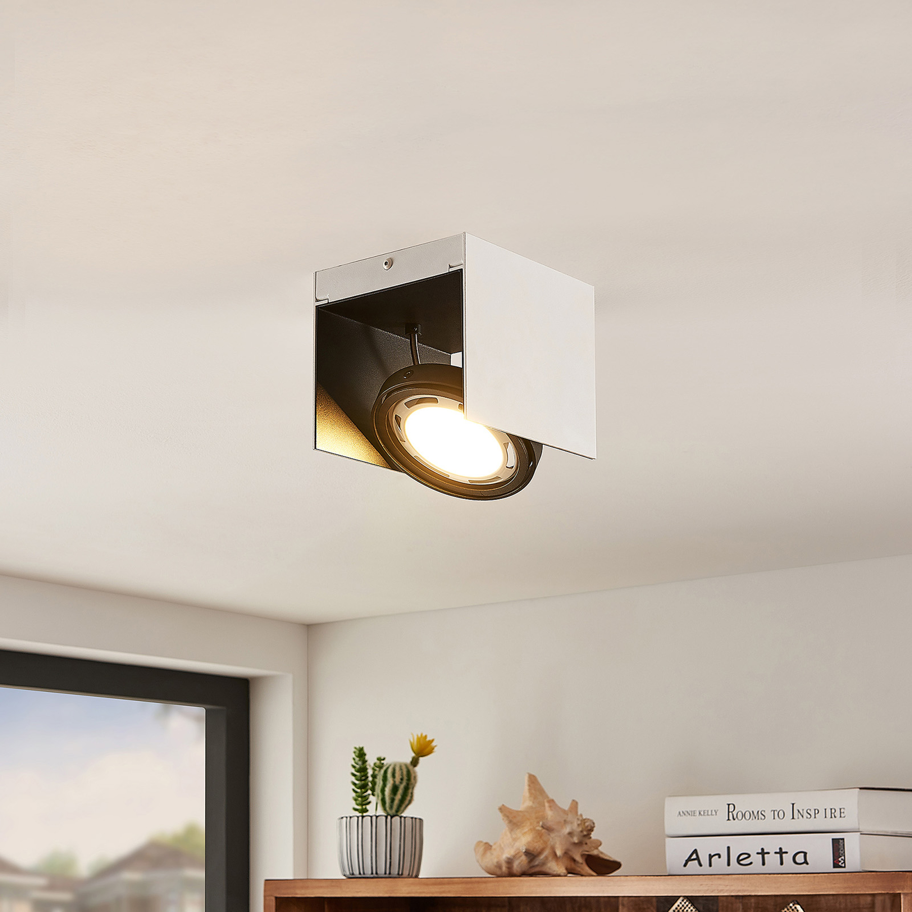 Arcchio Ocula -LED-kattokohdevalo GU10, 1-lamp.