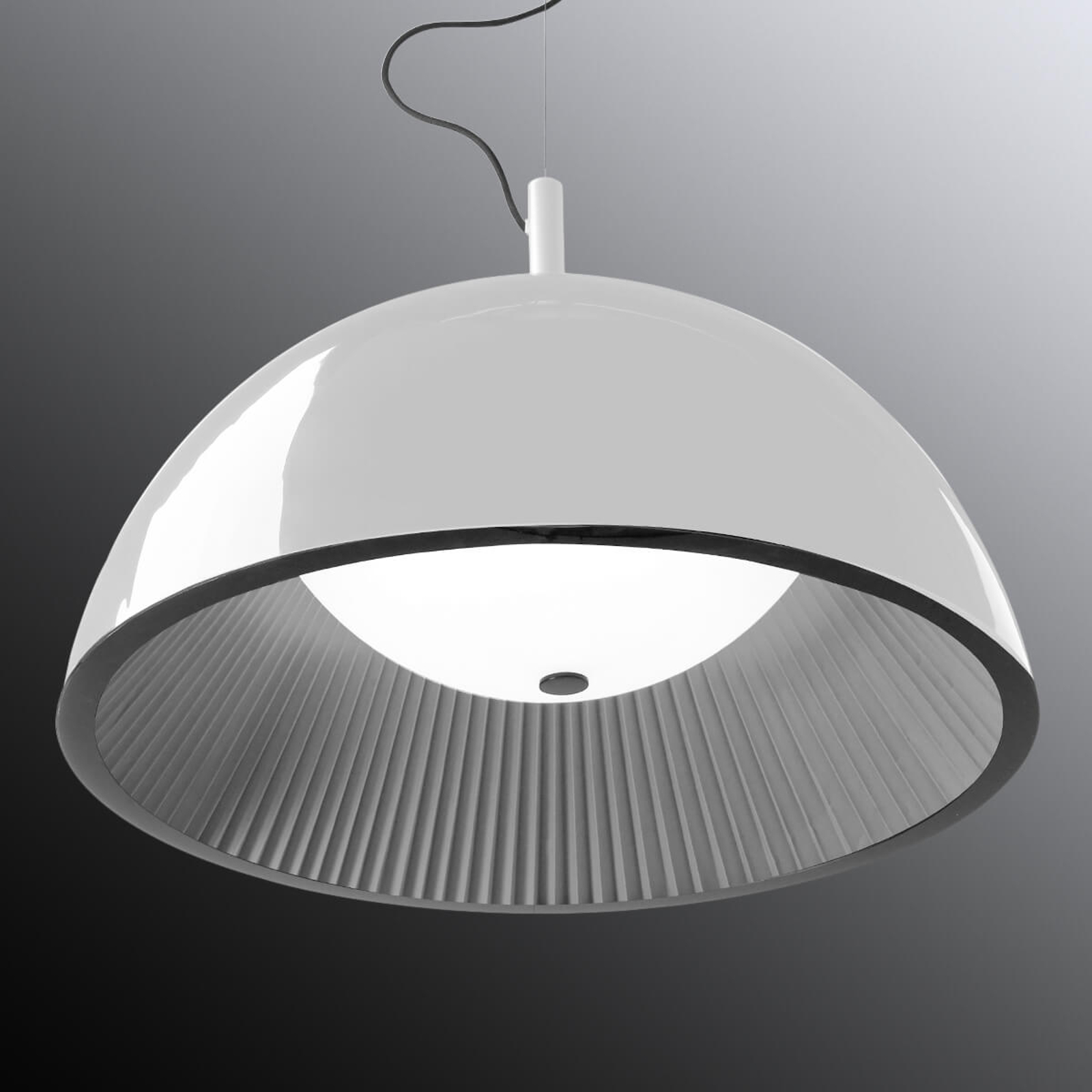 Grok Umbrella -riippuvalaisin, valkoinen Ø 100 cm