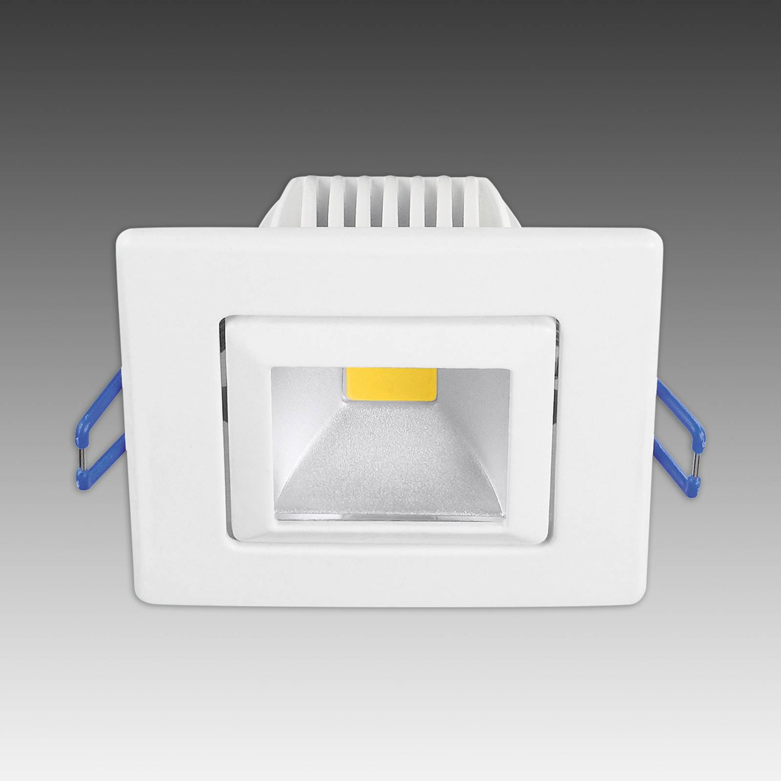 Moderni Pound-LED-uppospotti, valkoinen