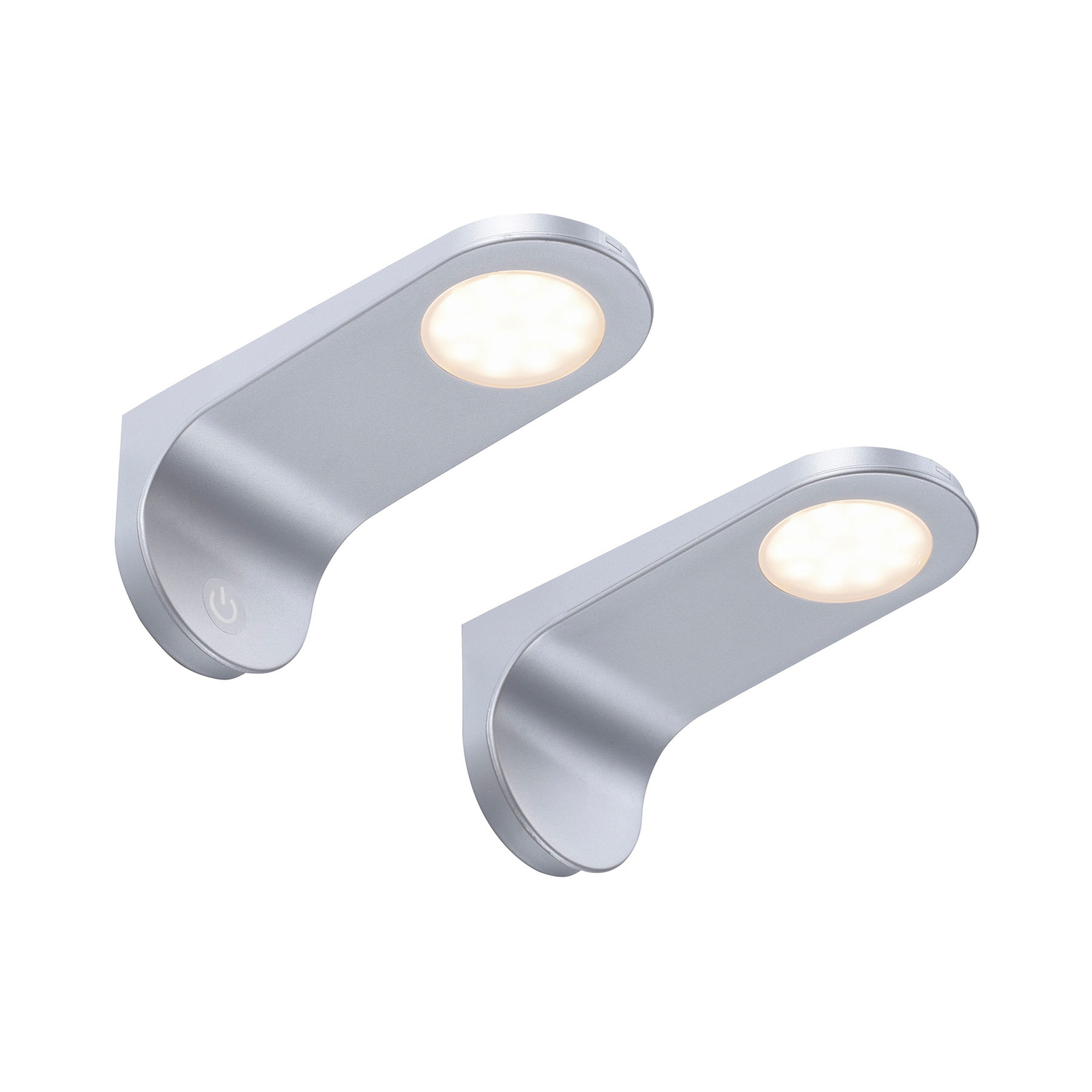 LED-kaapinalusvalaisin Amon, 2 kpl, pyöreä