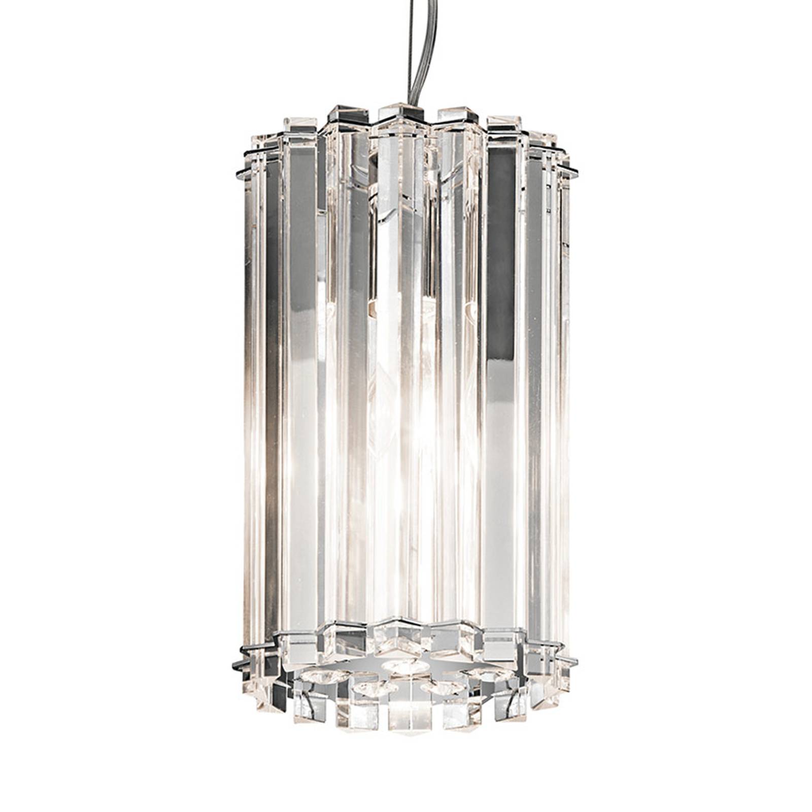 LED-riippuvalaisin Crystal Skye Ø 16,7 cm