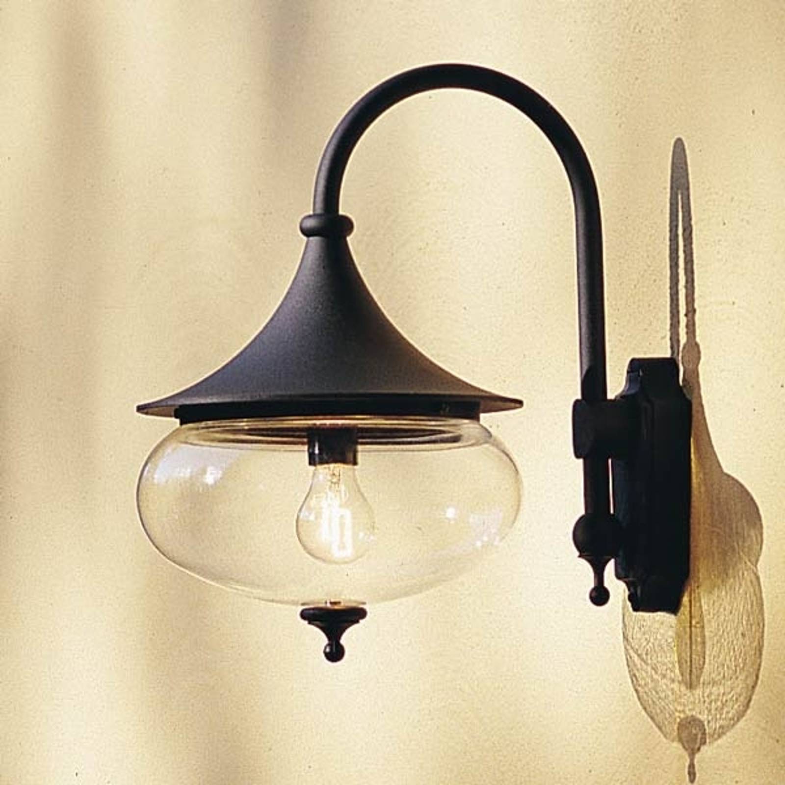 Koristeellinen ulkoseinävalaisin Libra, musta