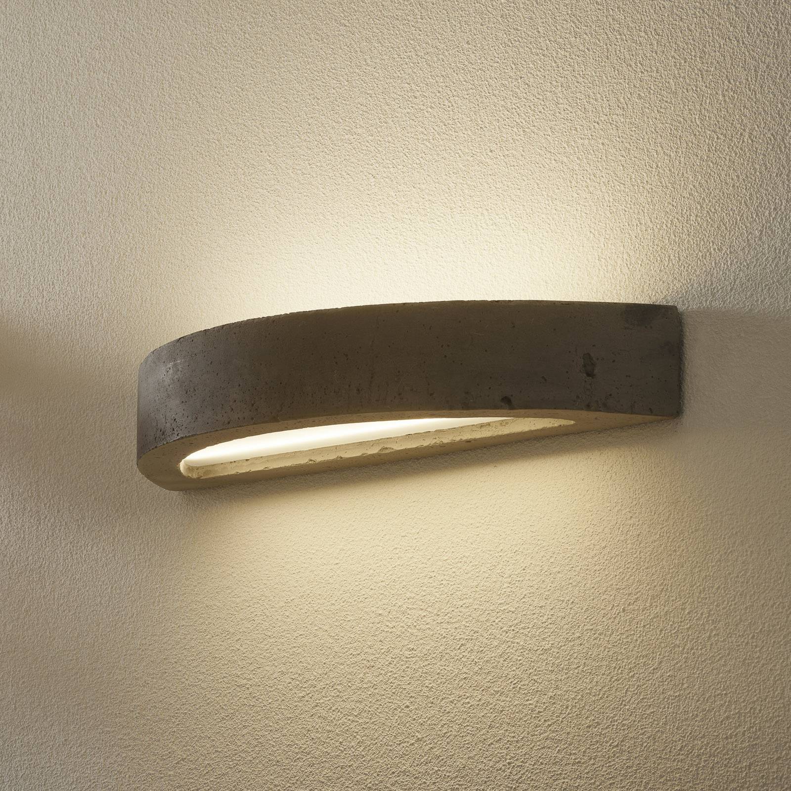 LED-seinävalo 2455 betoni, 3 000 K, himmennettävä