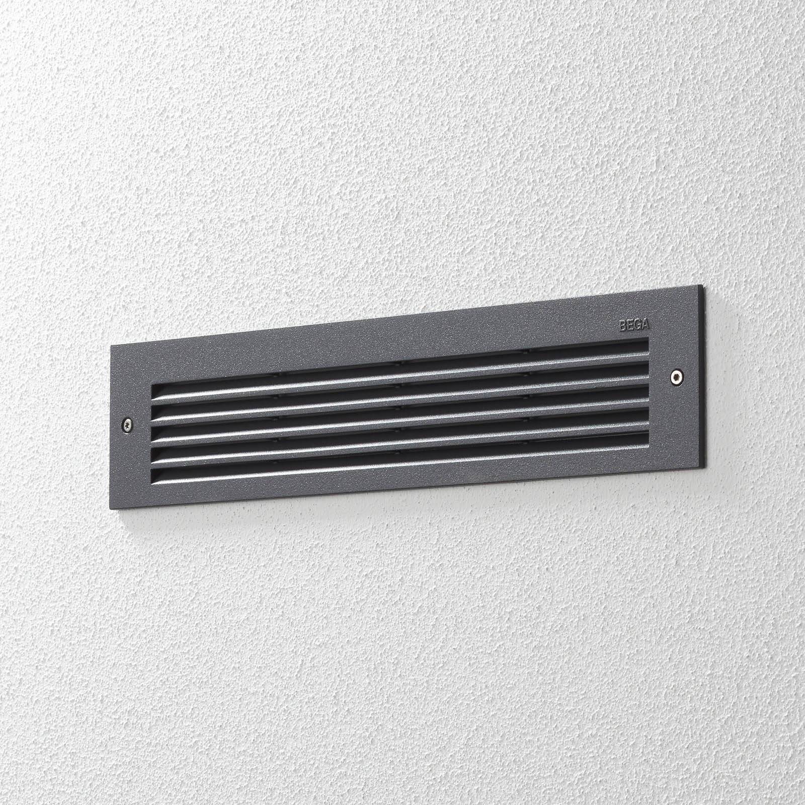 BEGA 33019 LED-seinäuppovalo 3000K grafiitti 32 cm
