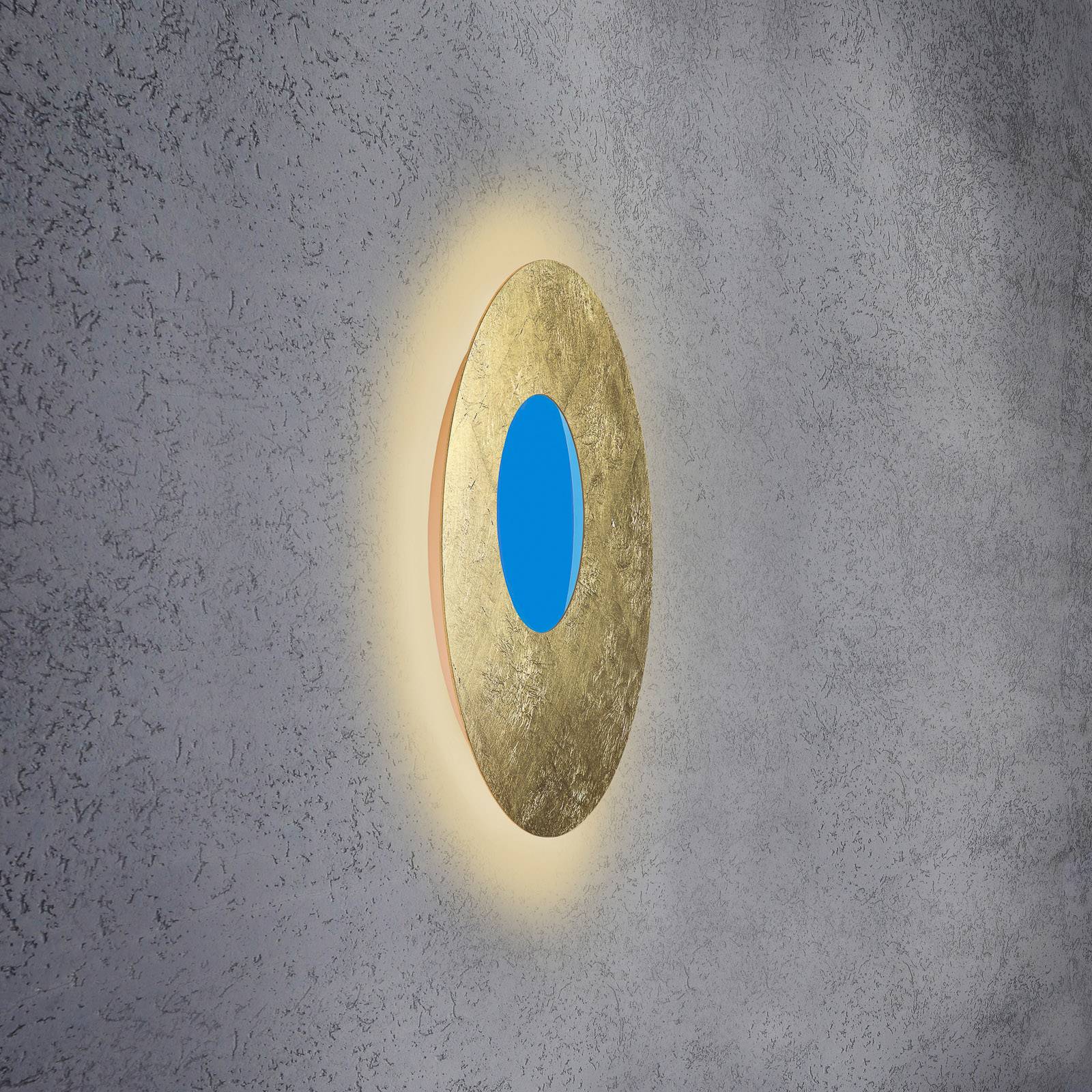 Escale Blade Open -LED-seinävalo RGB+W kulta 59 cm