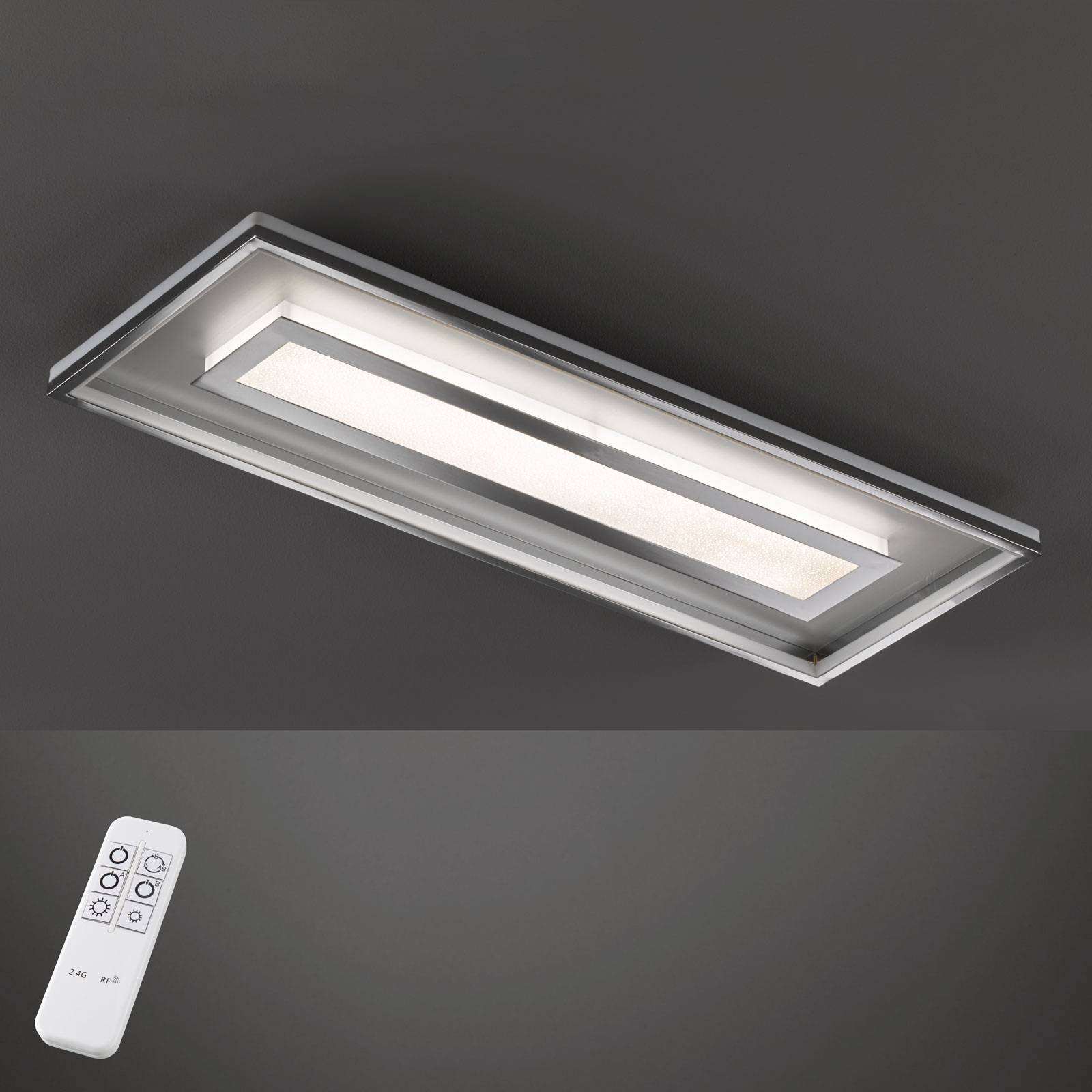 LED-kattovalaisin Bug, suorakulmainen 120 x 40 cm