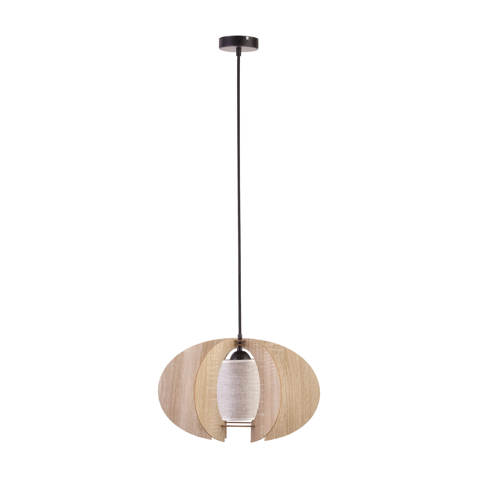 Riippuvalaisin Modern C M, puiset levyt Ø 50 cm