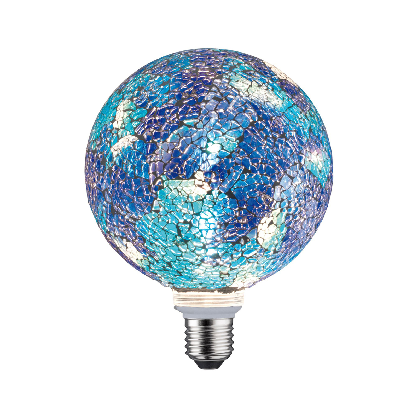 Paulmann E27 LED-Globe 5W Miracle Mosaic sininen