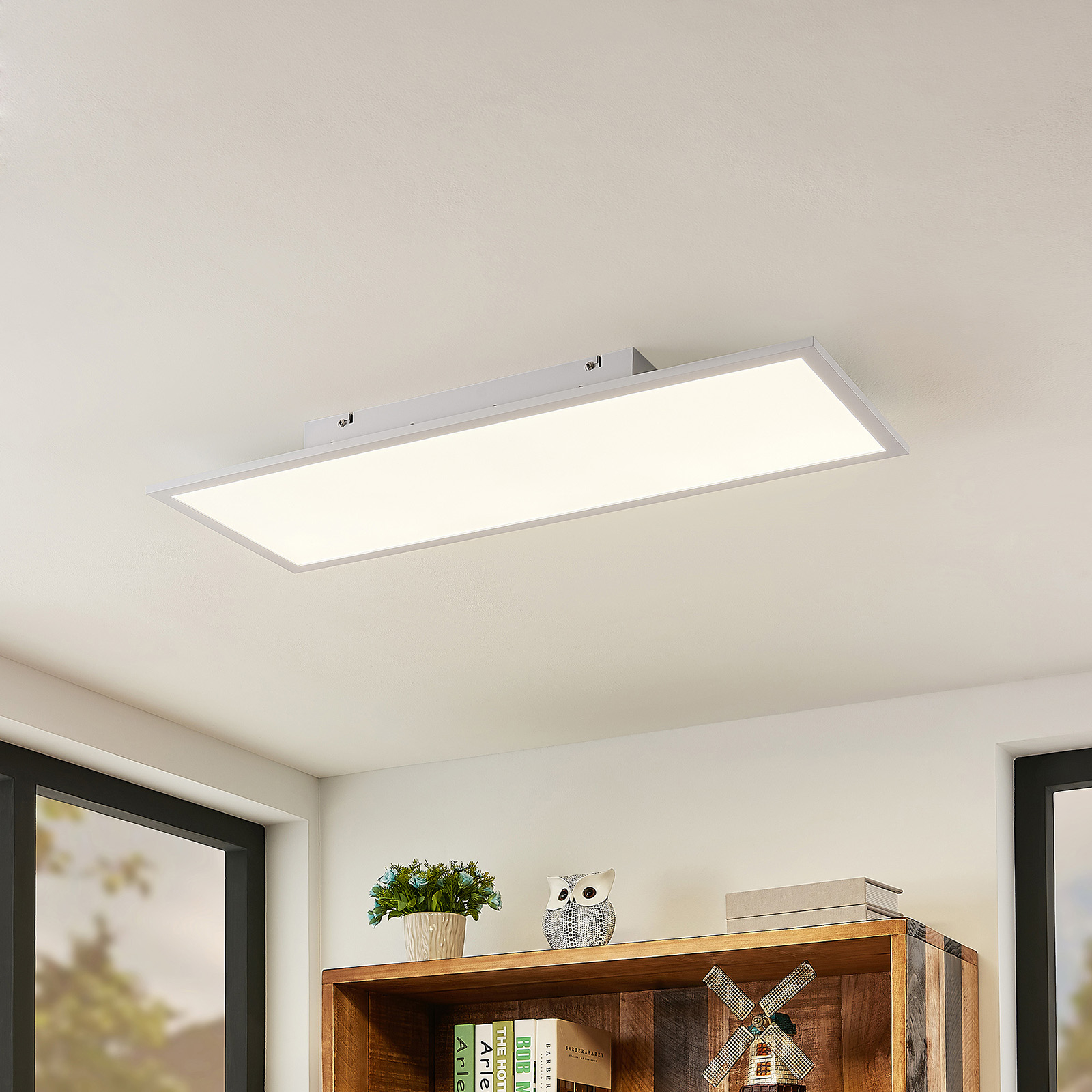 Lindby Quais -LED-paneeli 4 000 K, 30 x 80 cm