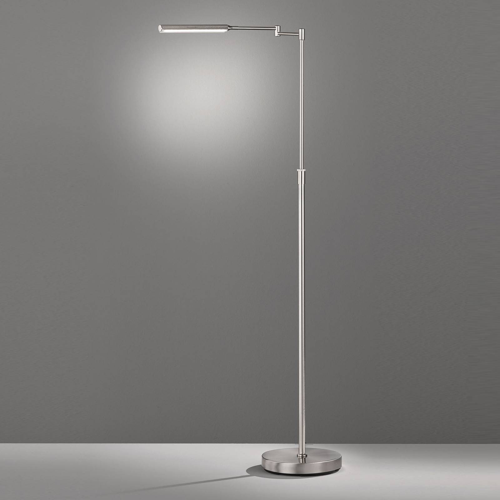 LED-lattiavalo Nami jalkahimmentimellä, nikkeli