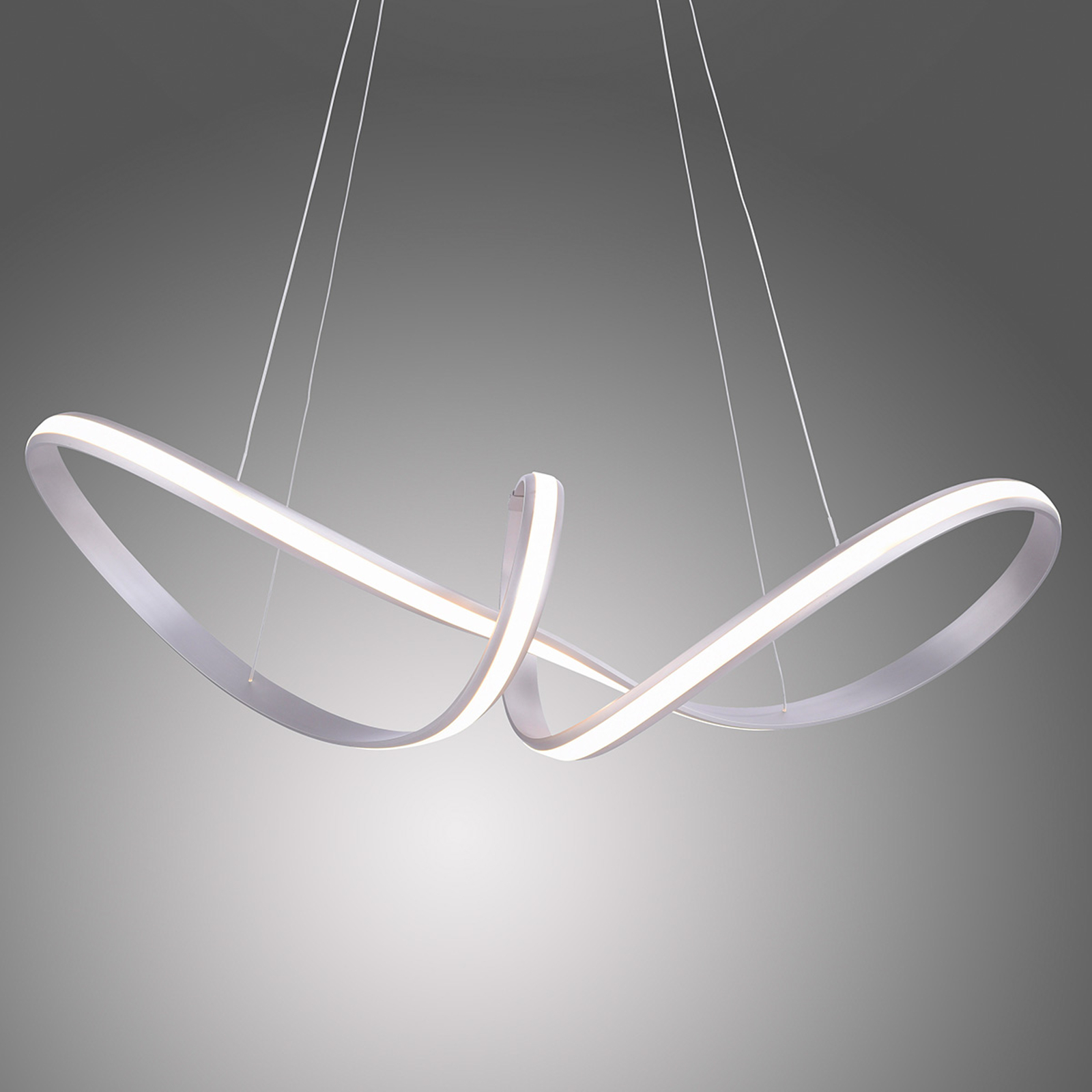 LED-riippuvalo Melinda 38W, himmennettävä, harmaa