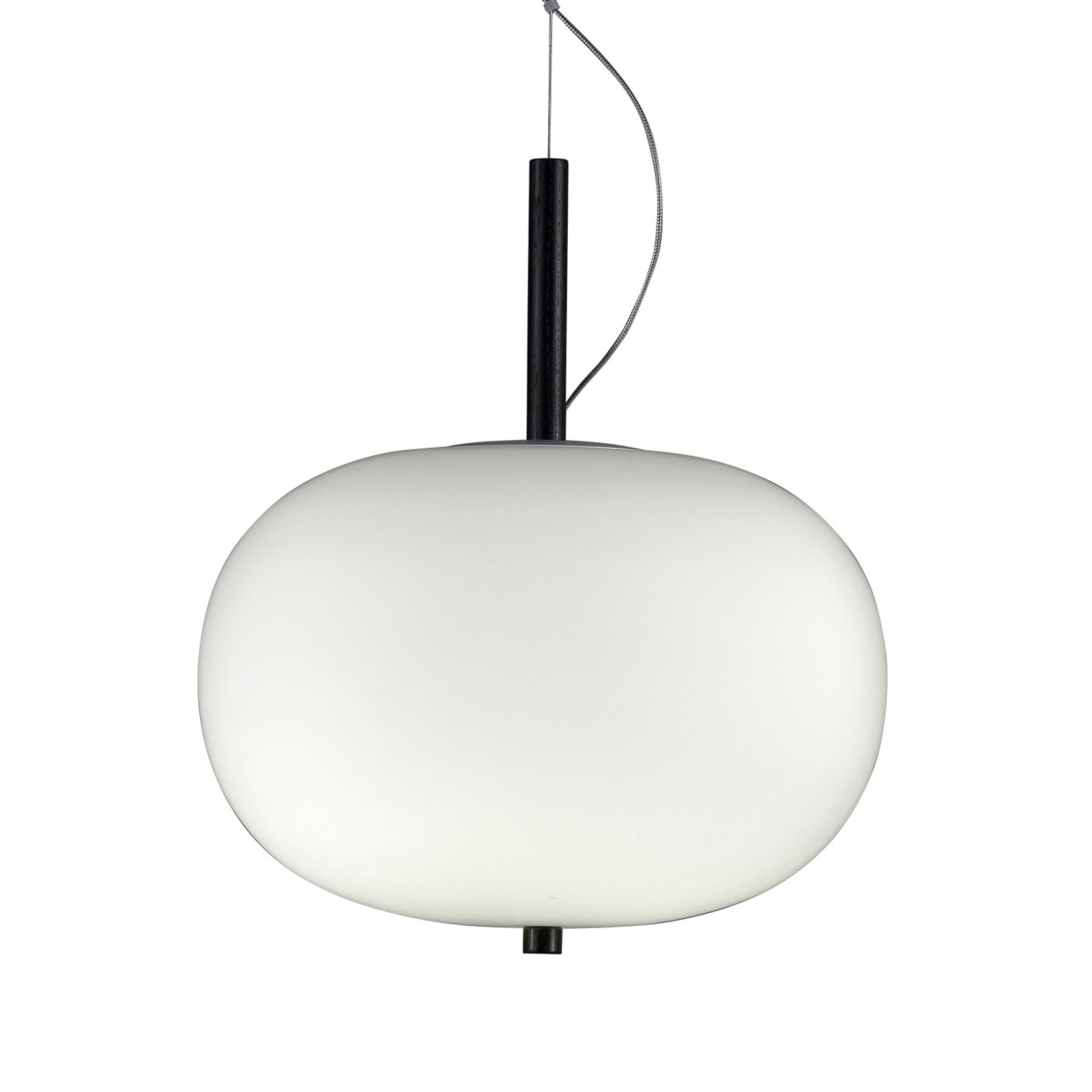 Grok Ilargi -LED-riippuvalo, tumma, Ø 32 cm