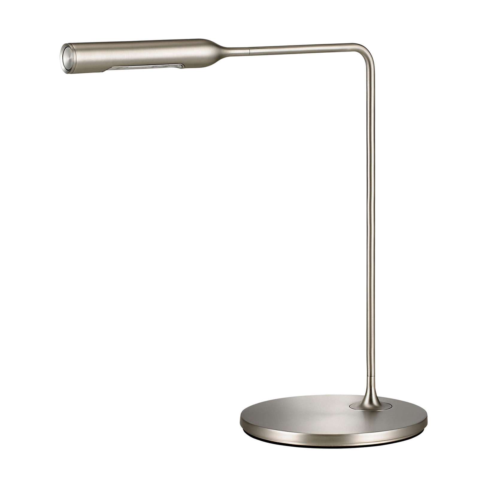 Lumina Flo Bedside-LED-pöytälamppu, nikkeli