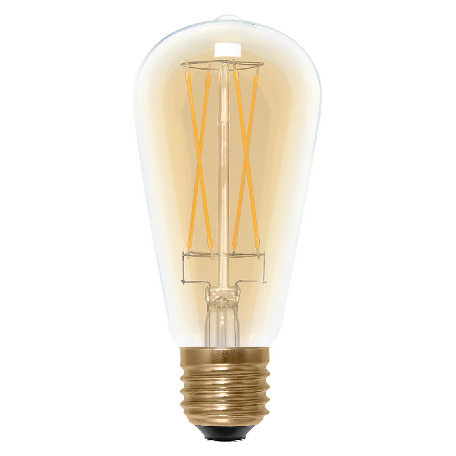 SEGULA rustiikkiLED-lamppu Long Style E27 6W kulta