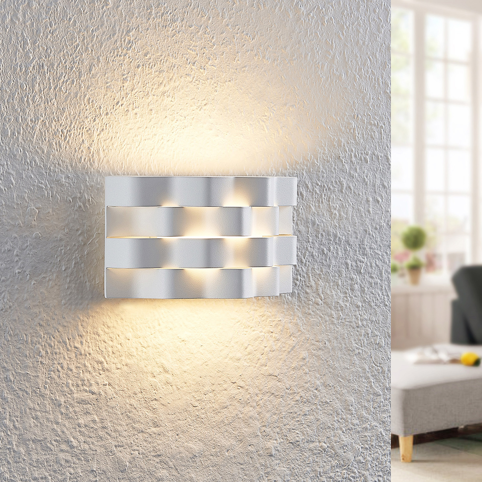 Arcchio Leonel -LED-seinävalaisin, 18,5 cm