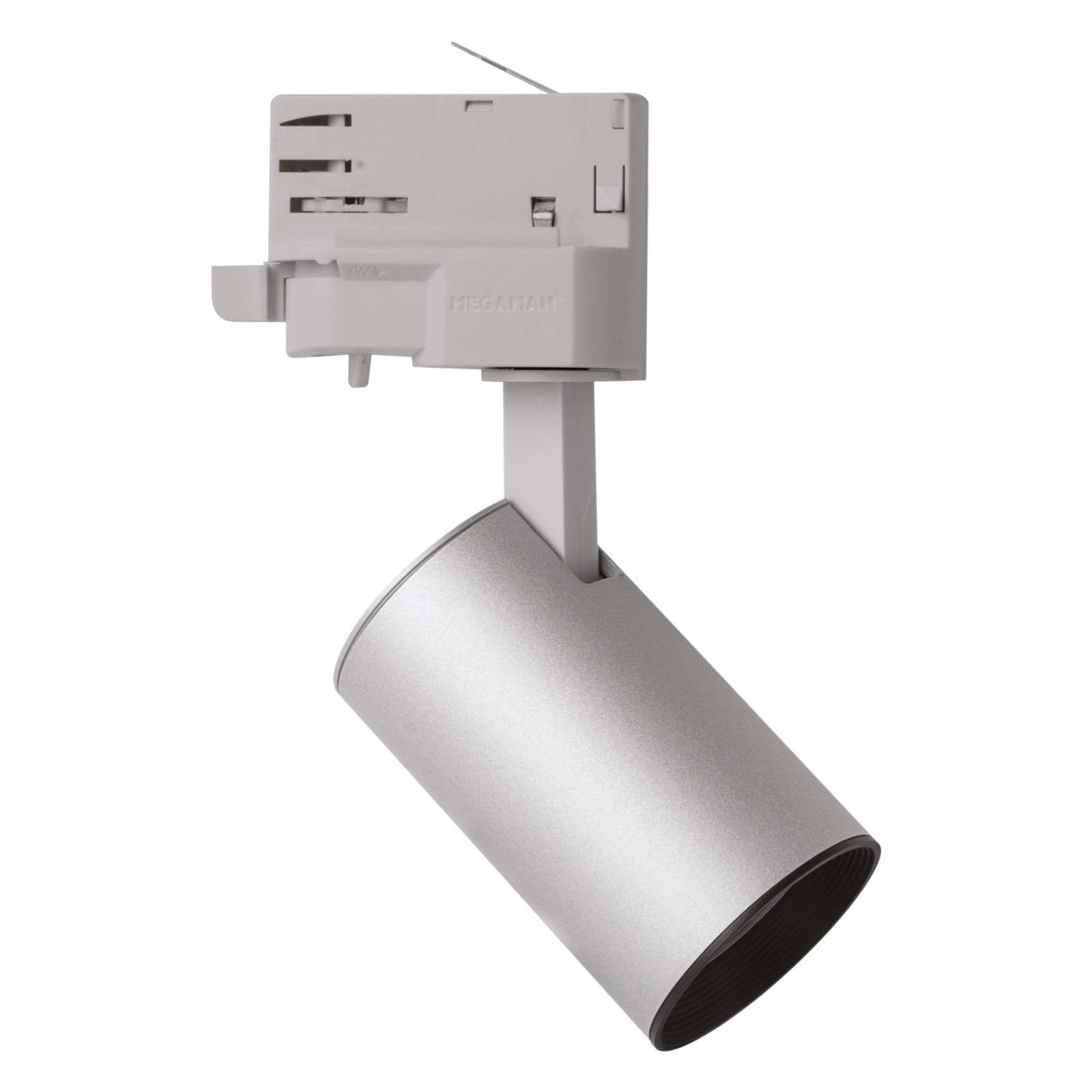 LED-spotti MarcoMini 3-vaihekiskoon, hopea 4 000 K