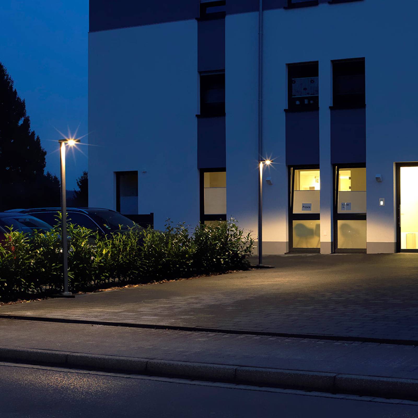 LED-pylväsvalaisin 866 alumiinia, antrasiitti