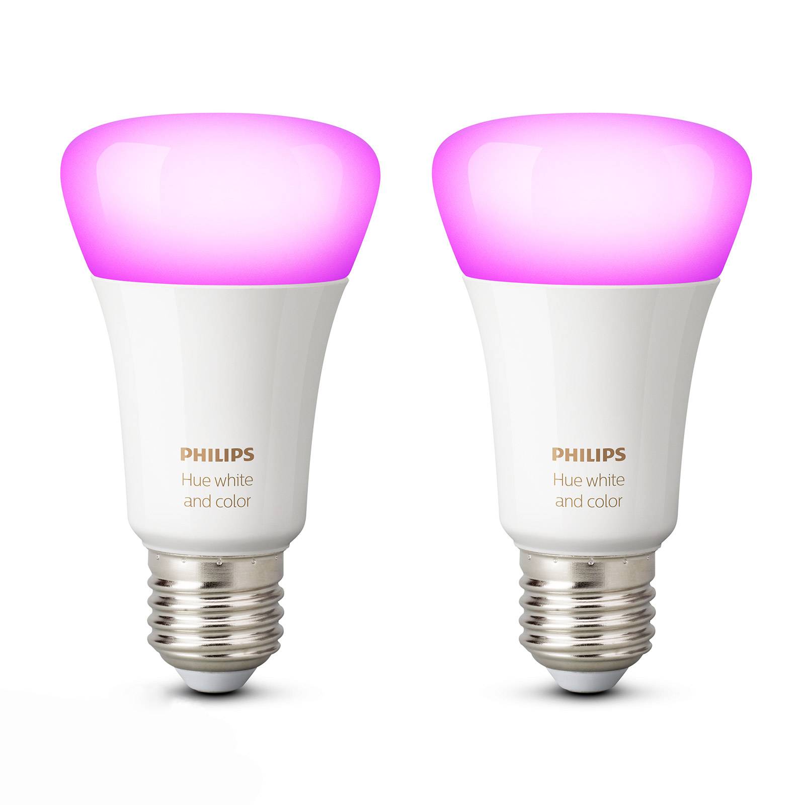 Philips Hue White & Color Ambiance 9W E27, 2 kpl