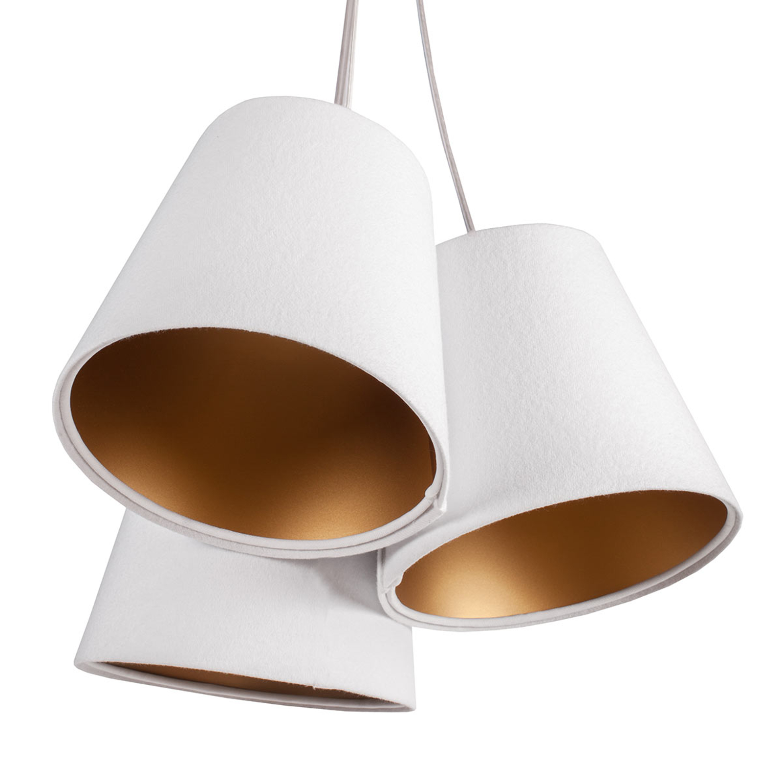 Riippuvalo Ambrozja 3-lamp. 2-värisin varjostimin