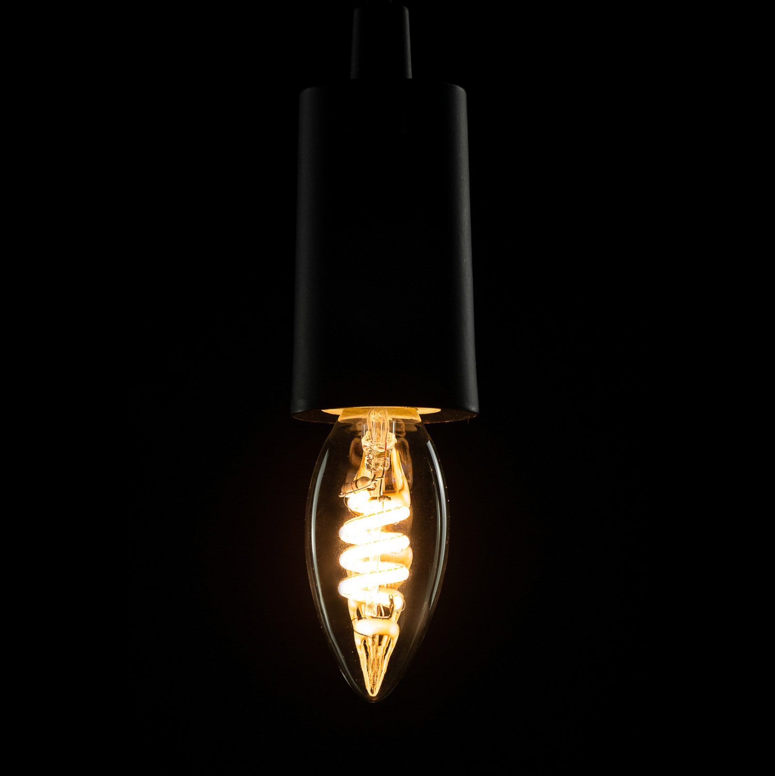 SEGULA-LED-kynttilälamppu E14 4W Curved ambient