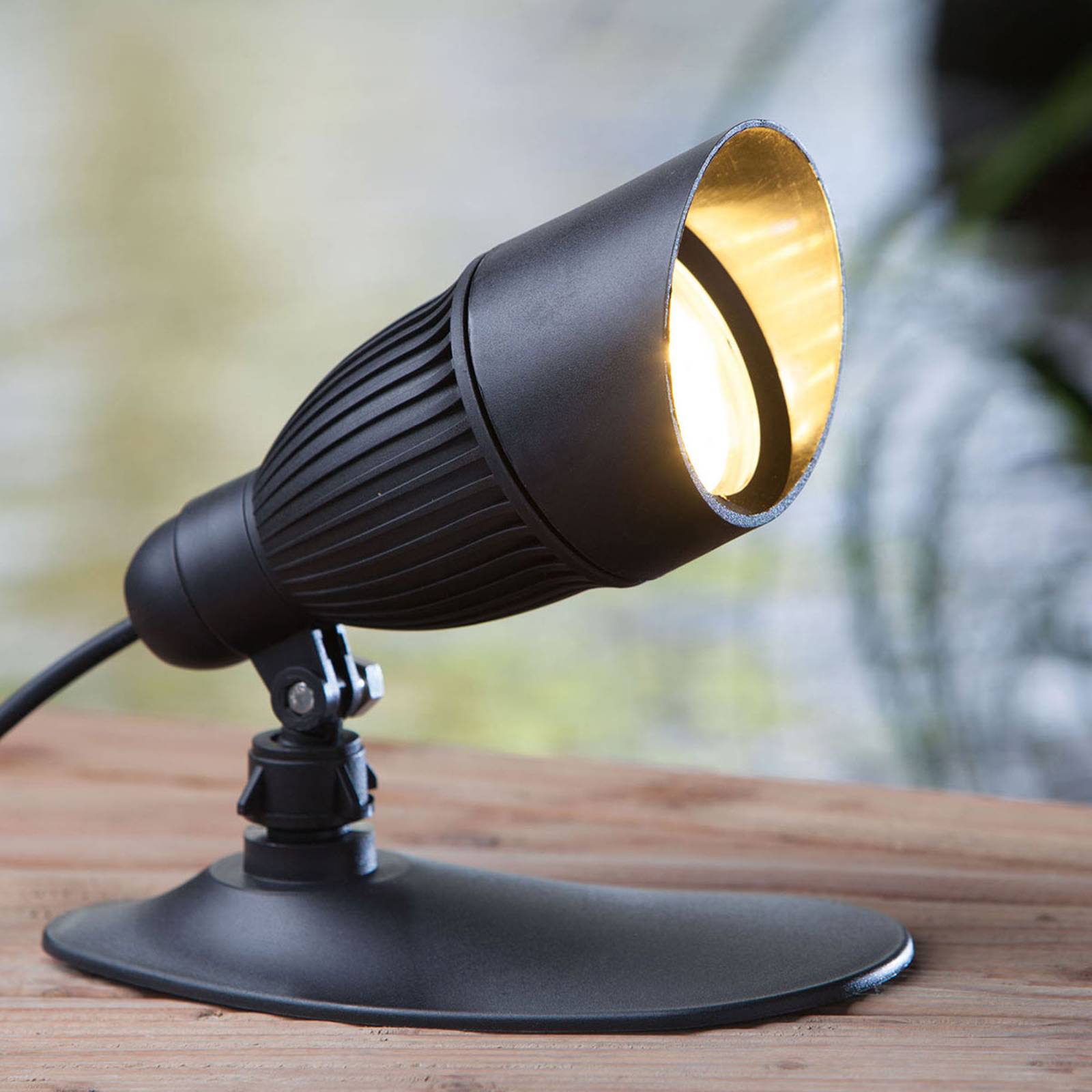 HEISSNER SMART LIGHTS -LED-spotti, musta 9W