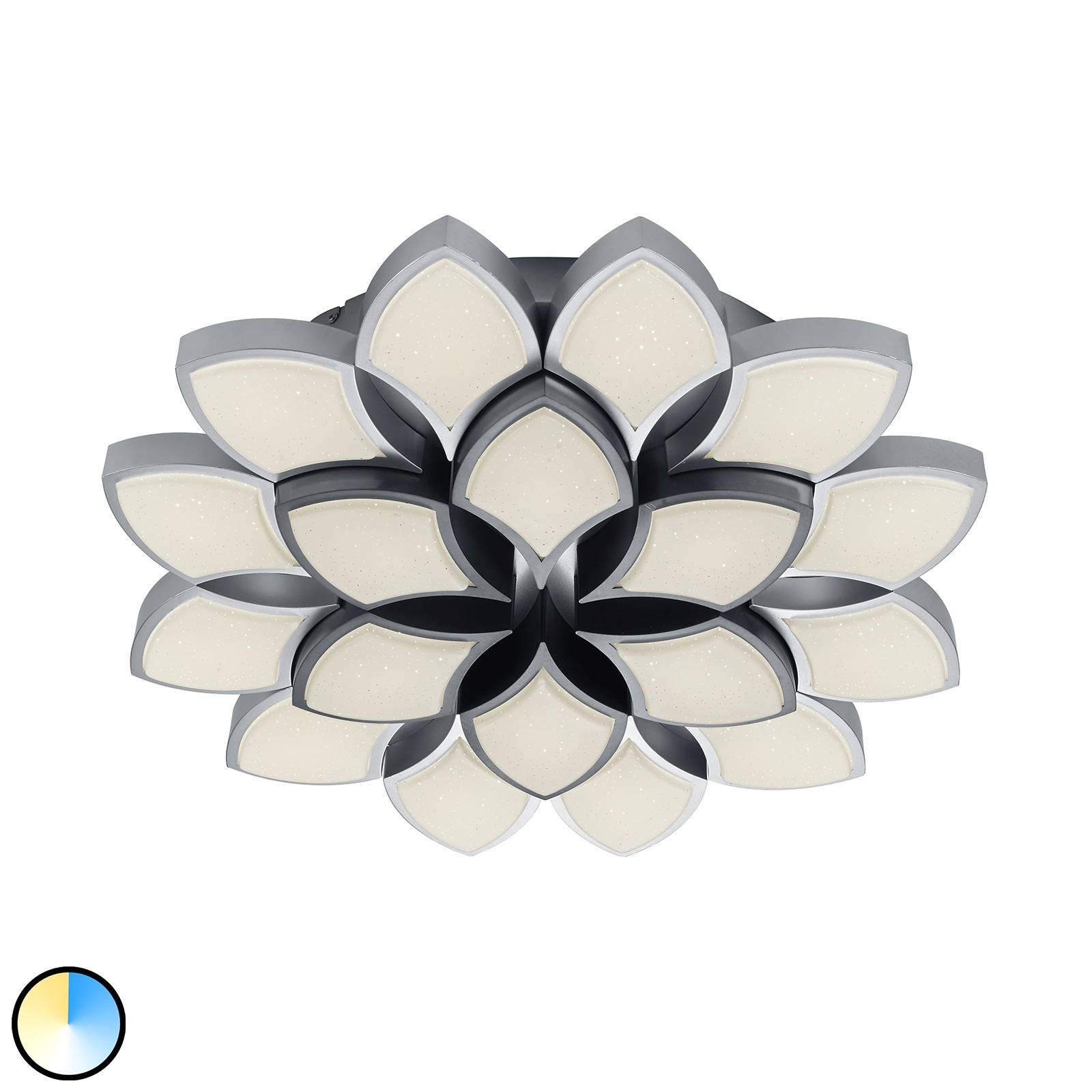 B-Leuchten Rose LED-kattovalaisin 65 cm