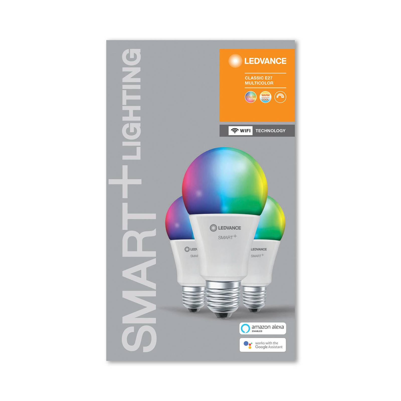 LEDVANCE SMART+ WiFi E27 14W Classic RGBW 3 kpl