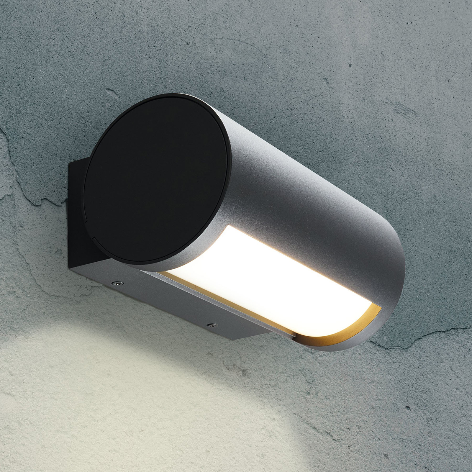 LED-ulkoseinävalaisin Timor, säädettävä valo