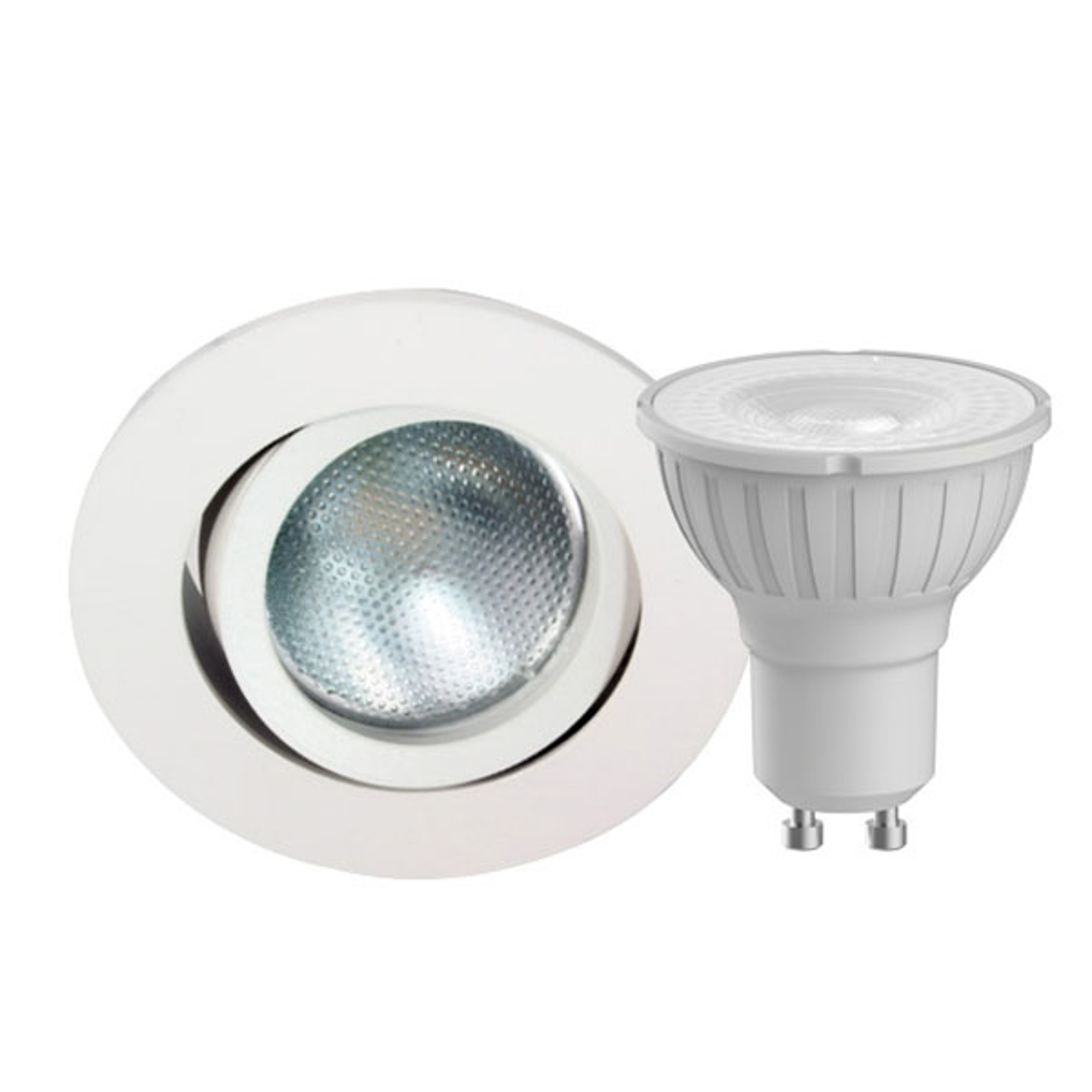 Megaman DecoclicSet -LED-spotti GU10 5W valkoinen