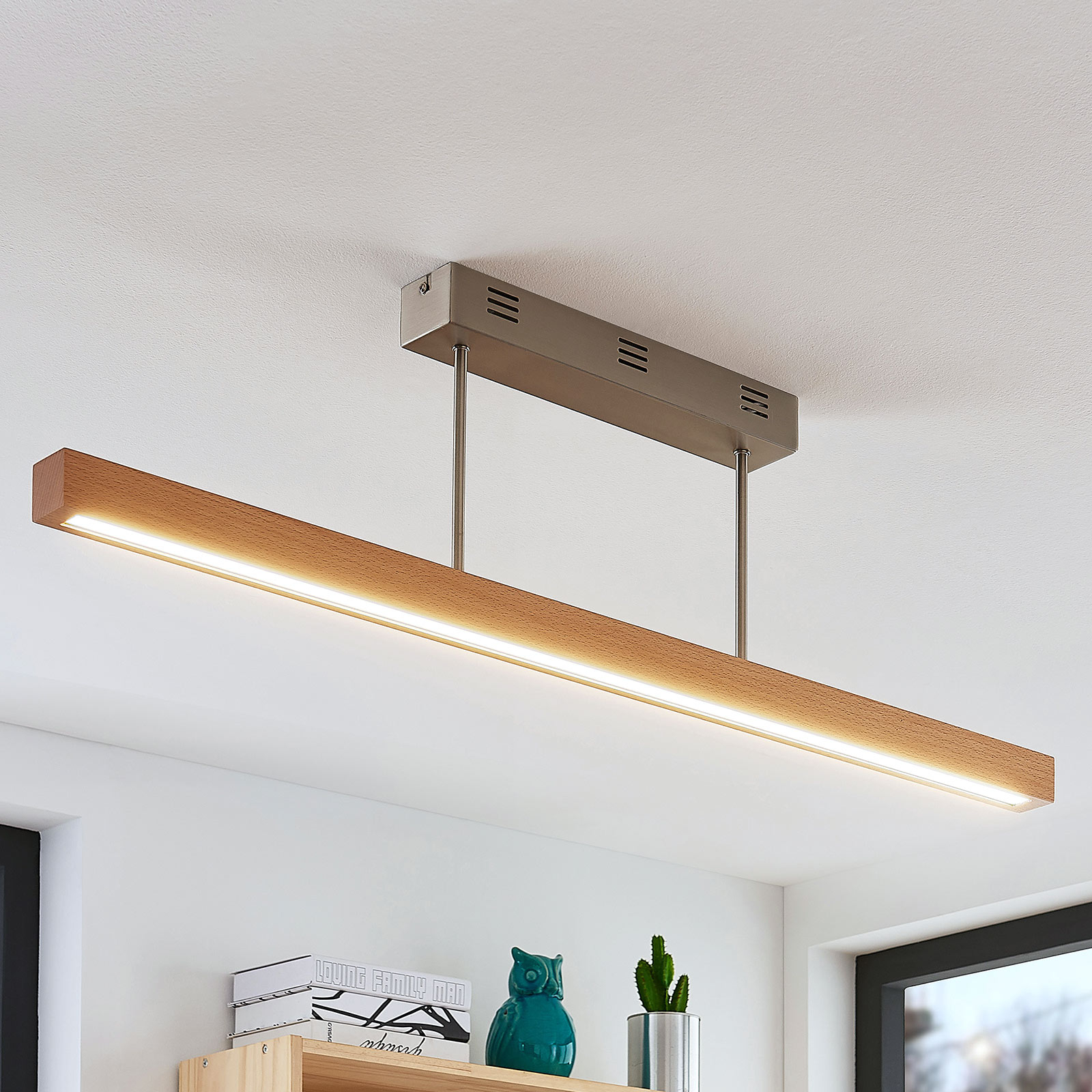 LED-kattovalaisin Tamlin, pyökki, 100 cm