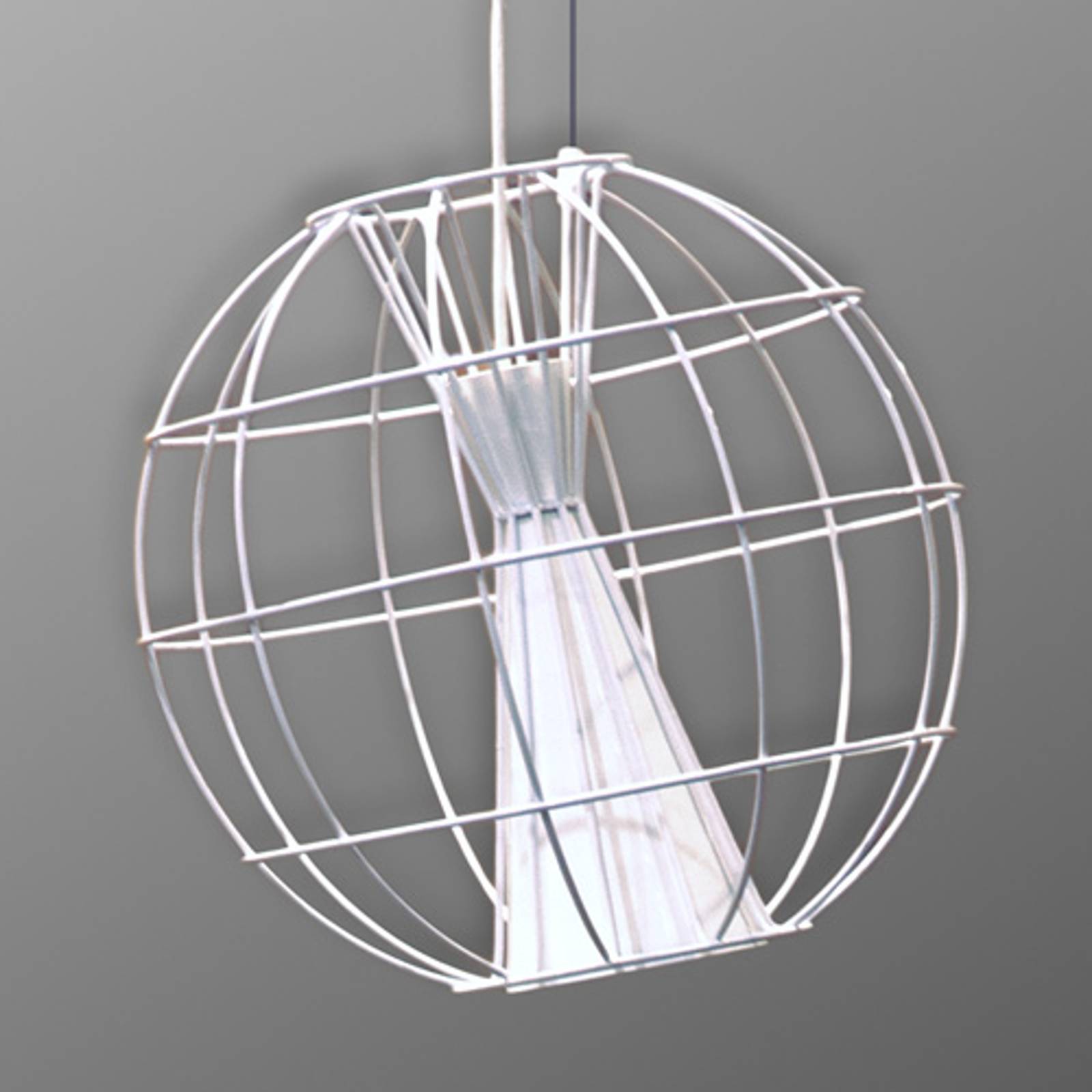 Innermost Latitude -LED-riippuvalaisin valkoinen