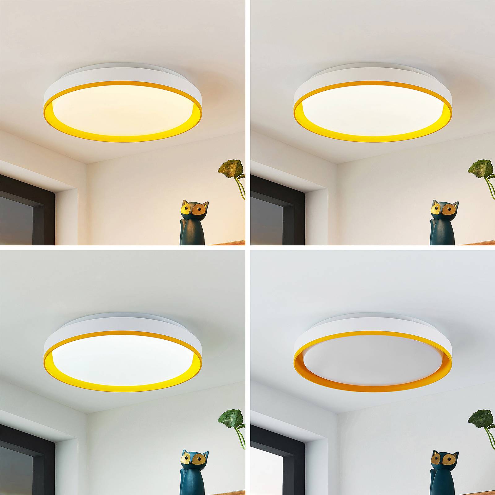 Lindby Divora -LED-kattovalaisin CCT Ø 41,5 cm
