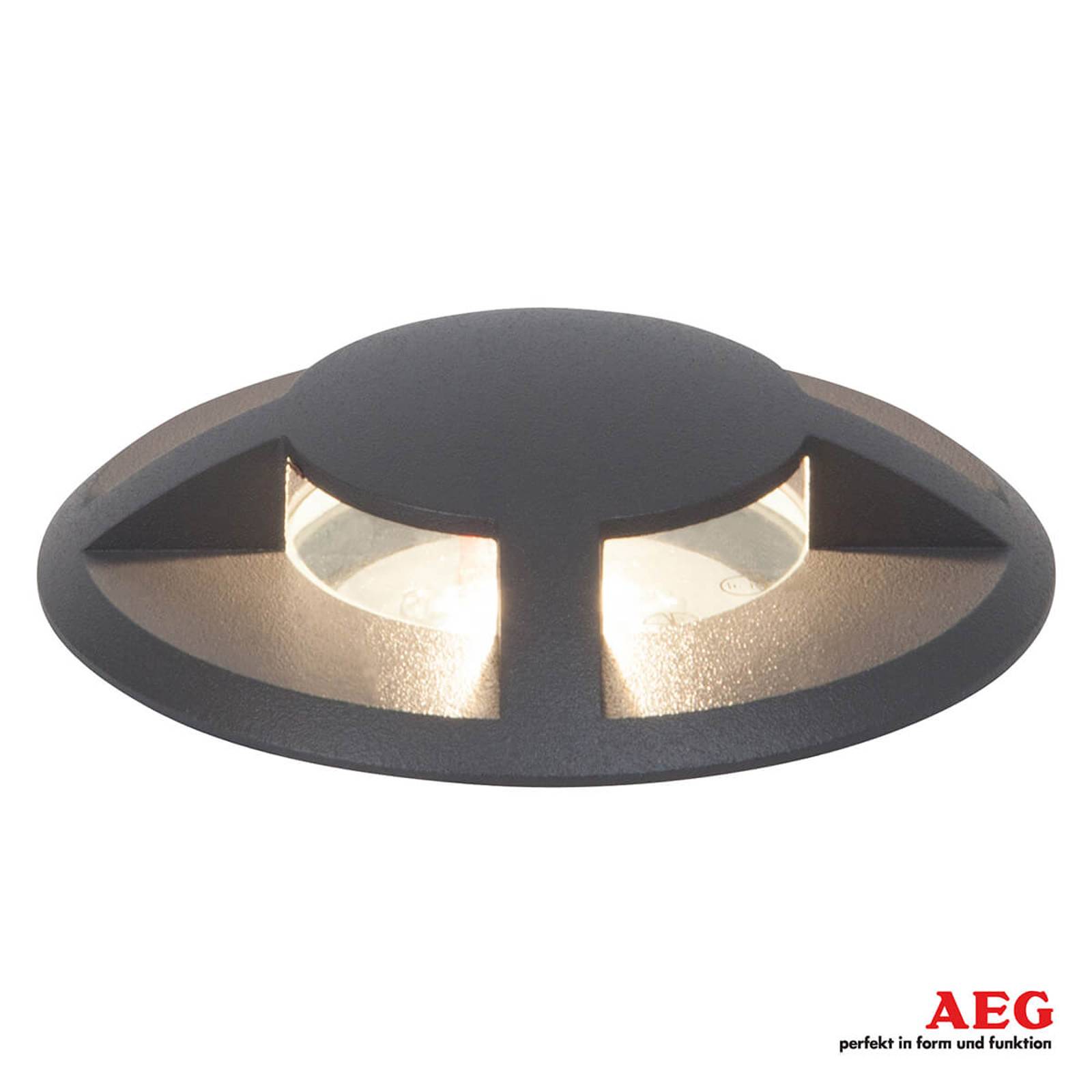 AEG Tritax - LED-maaspotti, neljälle sivulle