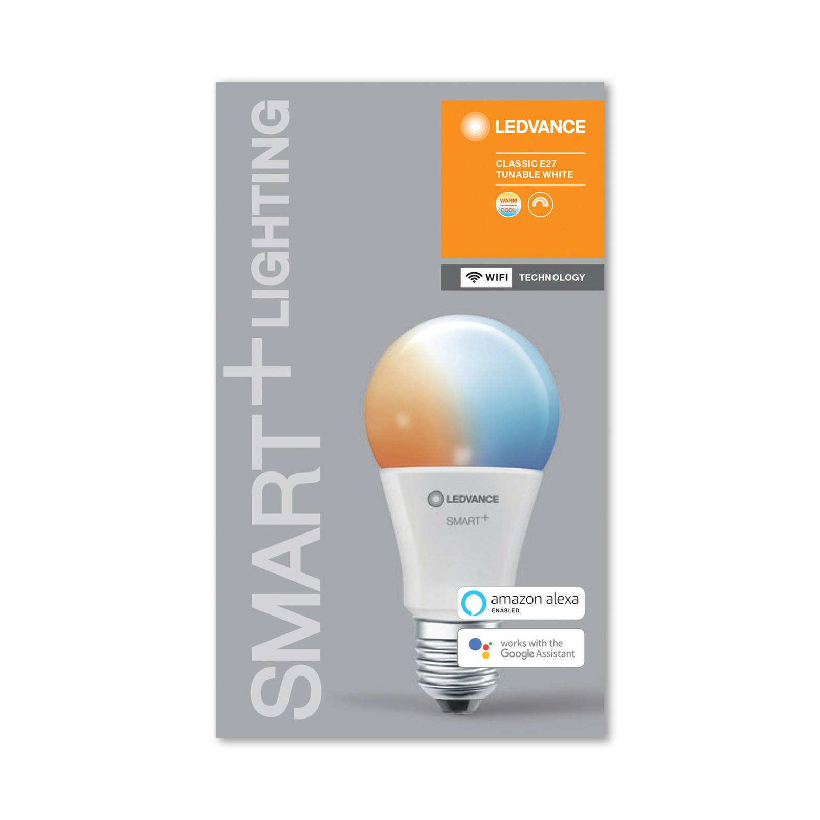 LEDVANCE SMART+ WiFi E27 9,5W Classic 2 700–6 500K