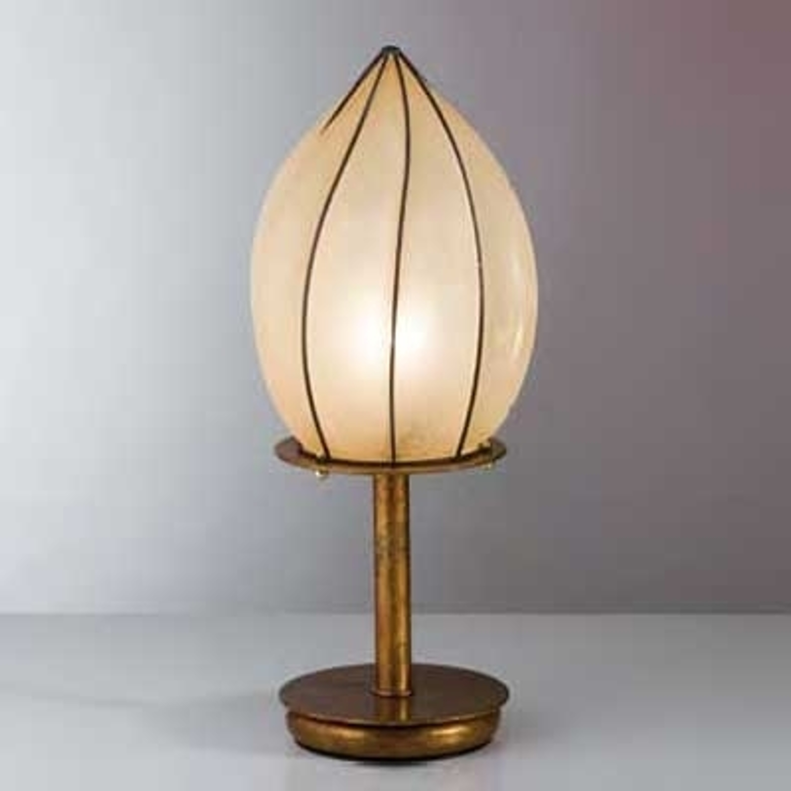 Pozzo-pöytävalaisin scavolasilla, 48 cm