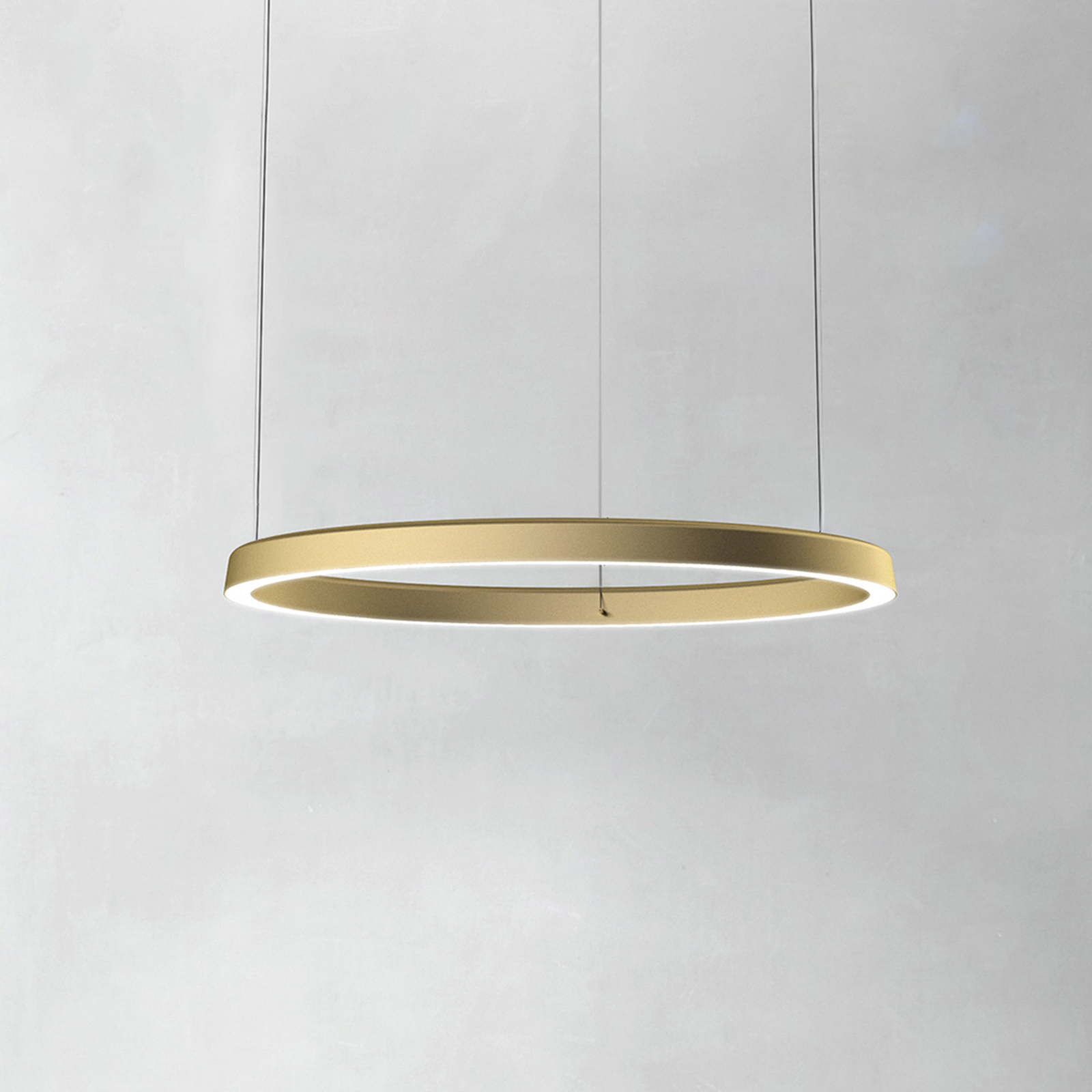 Luceplan Compendium Circle 72 cm, messinki