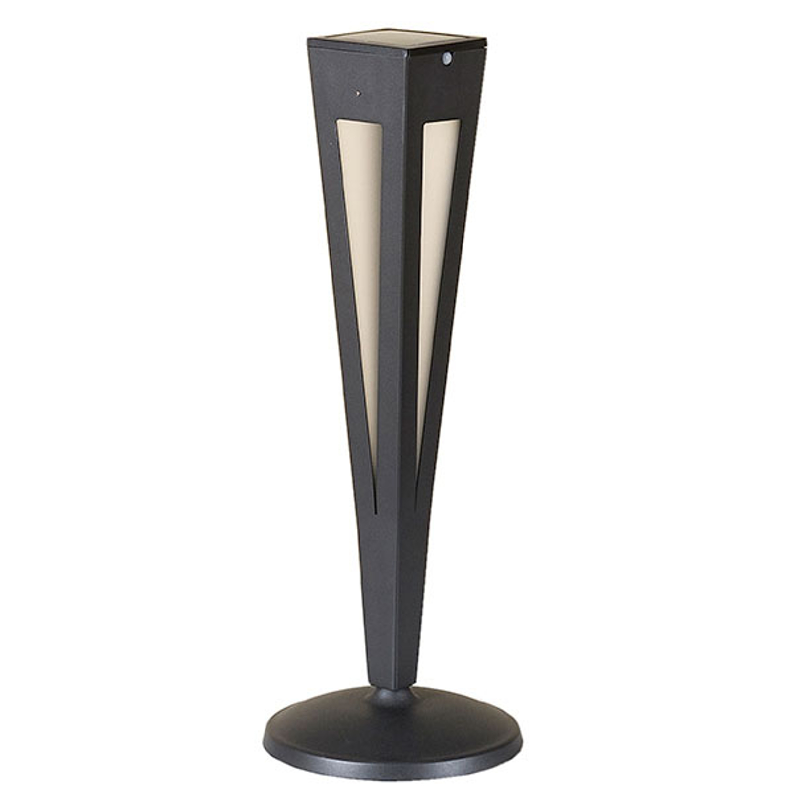 Aurinkokäyttöinen LED-soihtu Tinka, 62 cm, harmaa