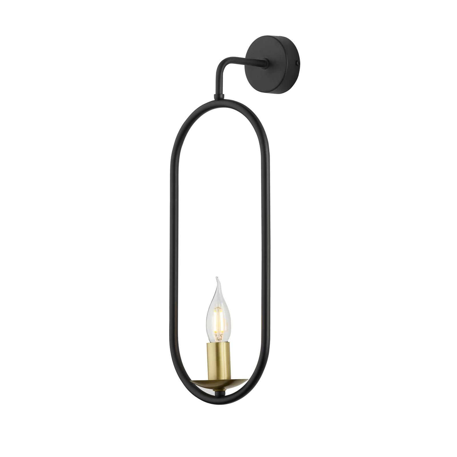 Seinävalaisin Candle, musta