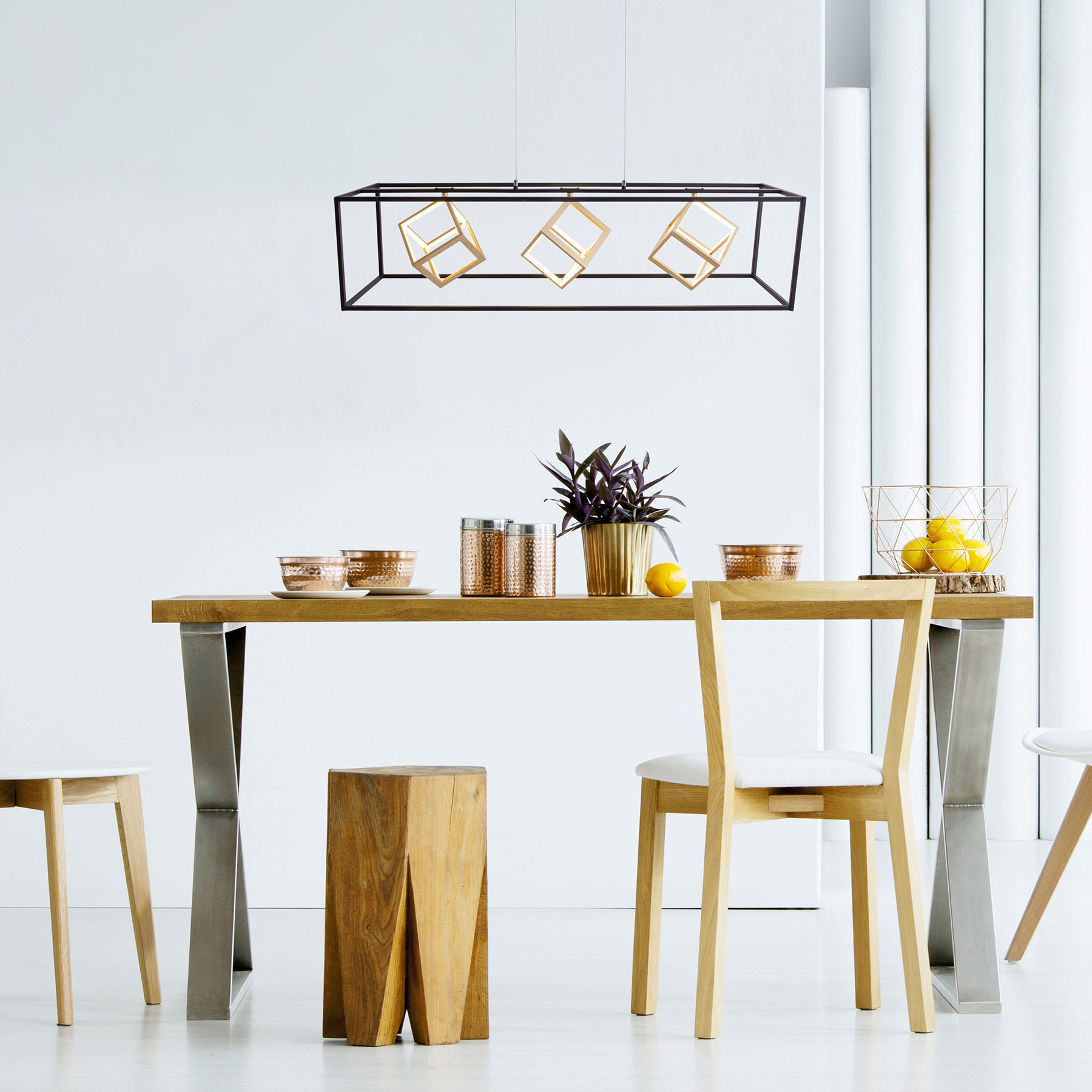 LED-riippuvalaisin Tripolis, 3-portainen himmennys