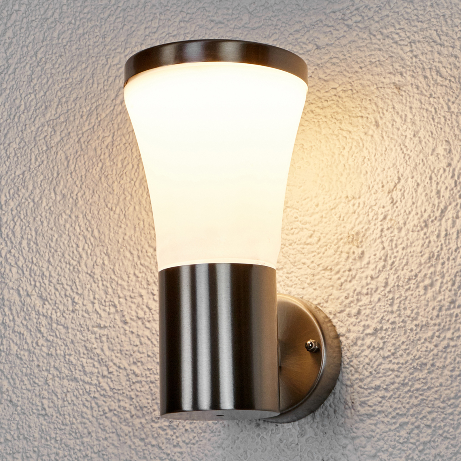 LED-ulkoseinävalaisin Sumea ruostumatonta terästä