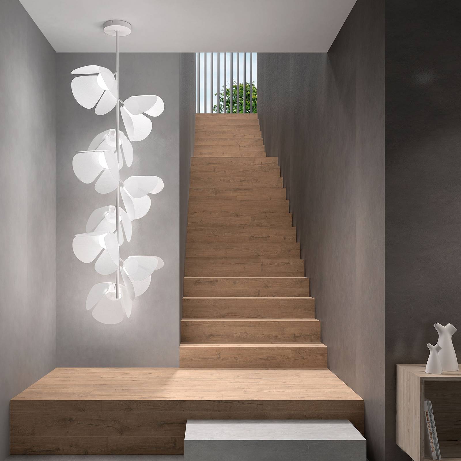 Bover Mod PF/73/9L LED-kattovalaisin, rei’itetty