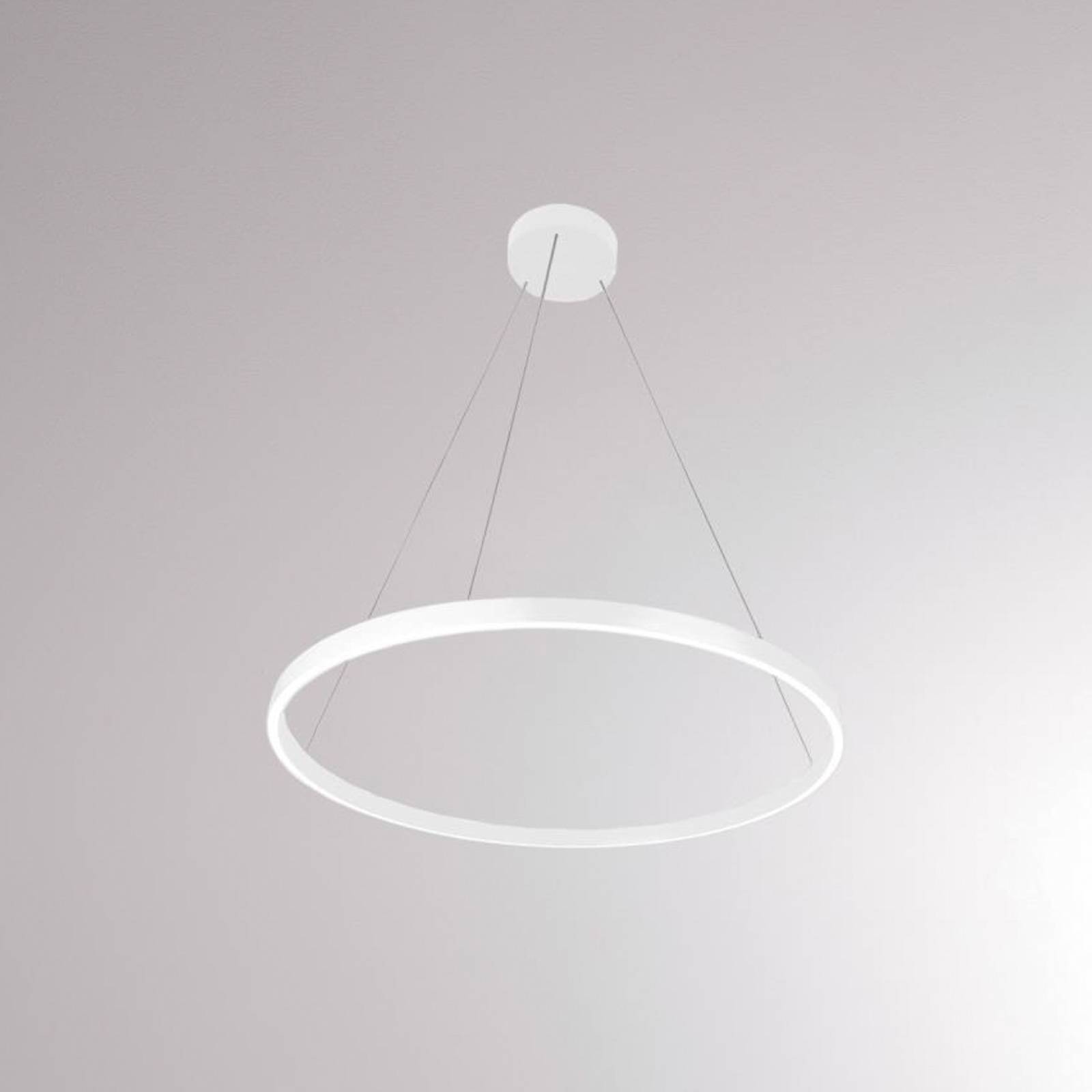 LOUM Perfora M -LED-riippuvalaisin Ø60cm valkoinen